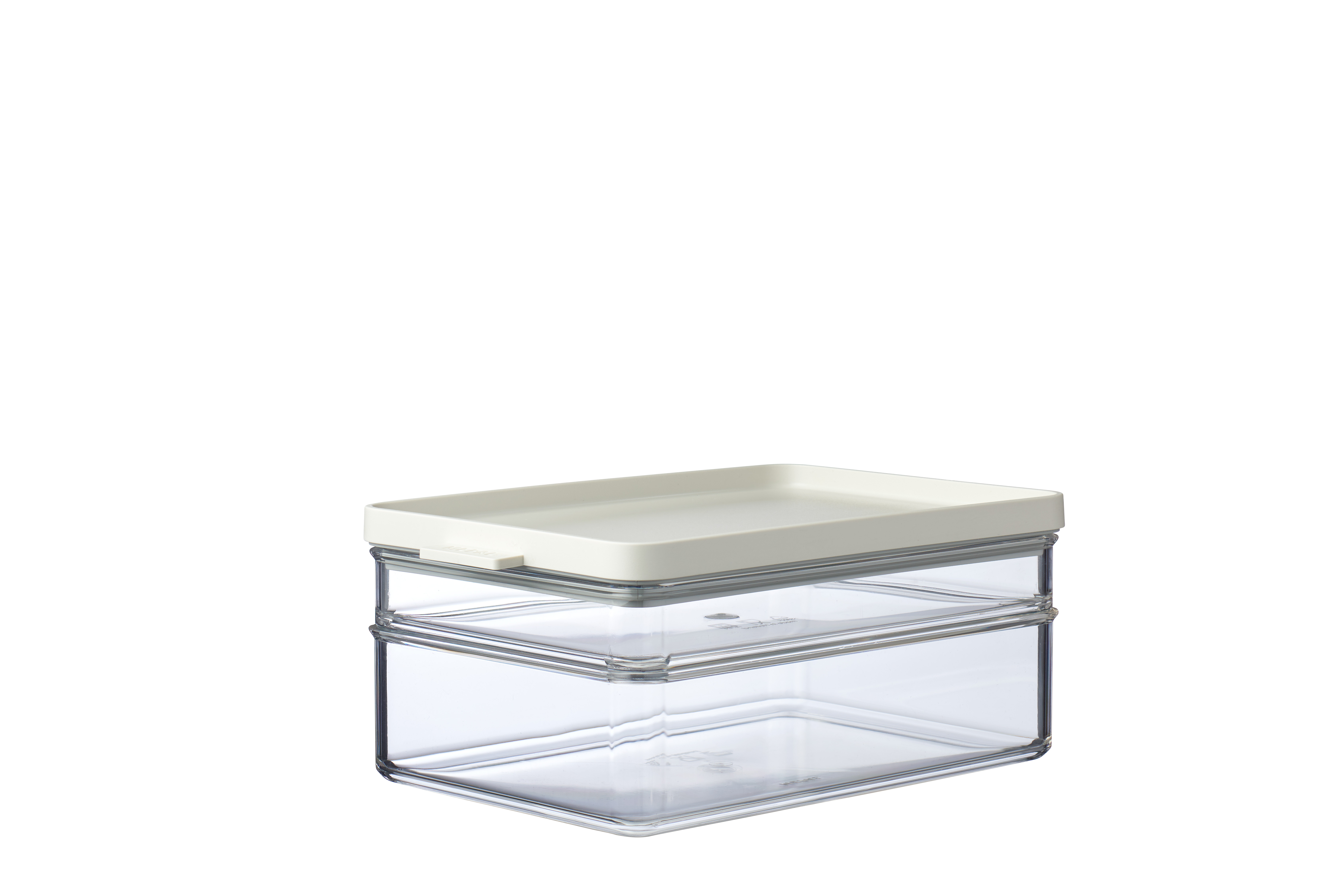 Mepal Koelkastdoos Omnia Duo Nordic White - 22x15x9.4 cm - voor Ontbijt