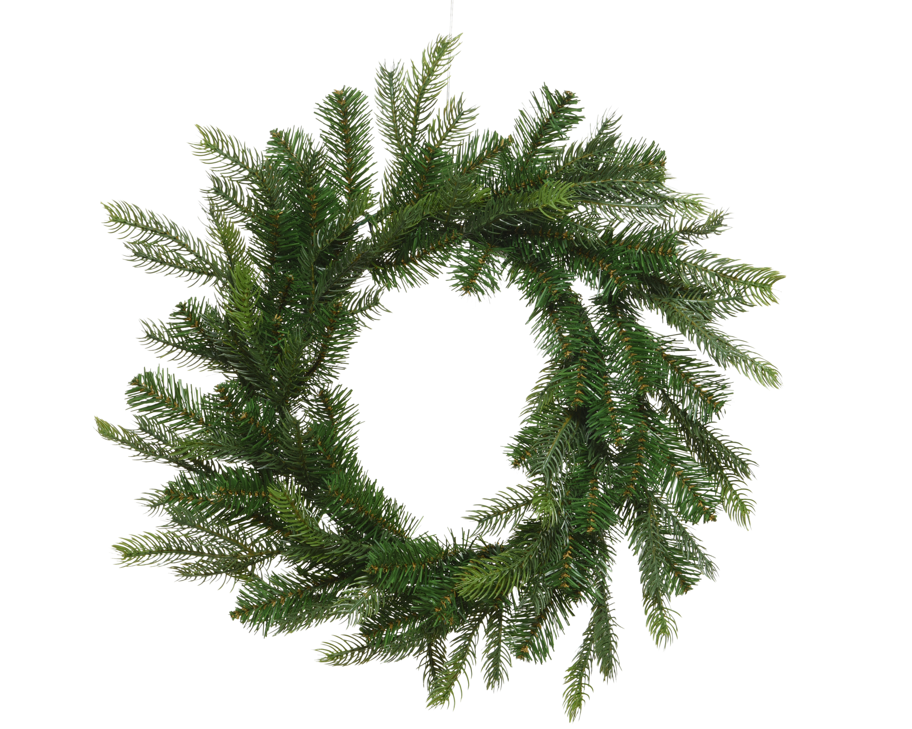 Kerstkrans Grandis Green 50cm - 125 Tips - Outdoor