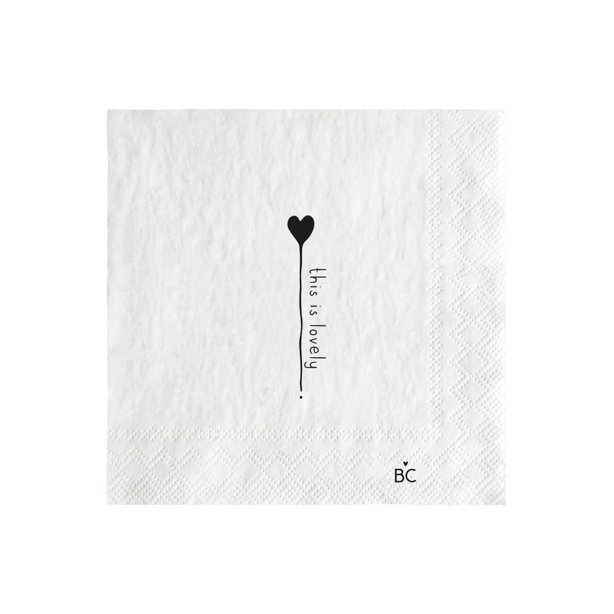 Bastion Collections Servetten This Is Lovely 12.5x12.5 cm - 20 stuks