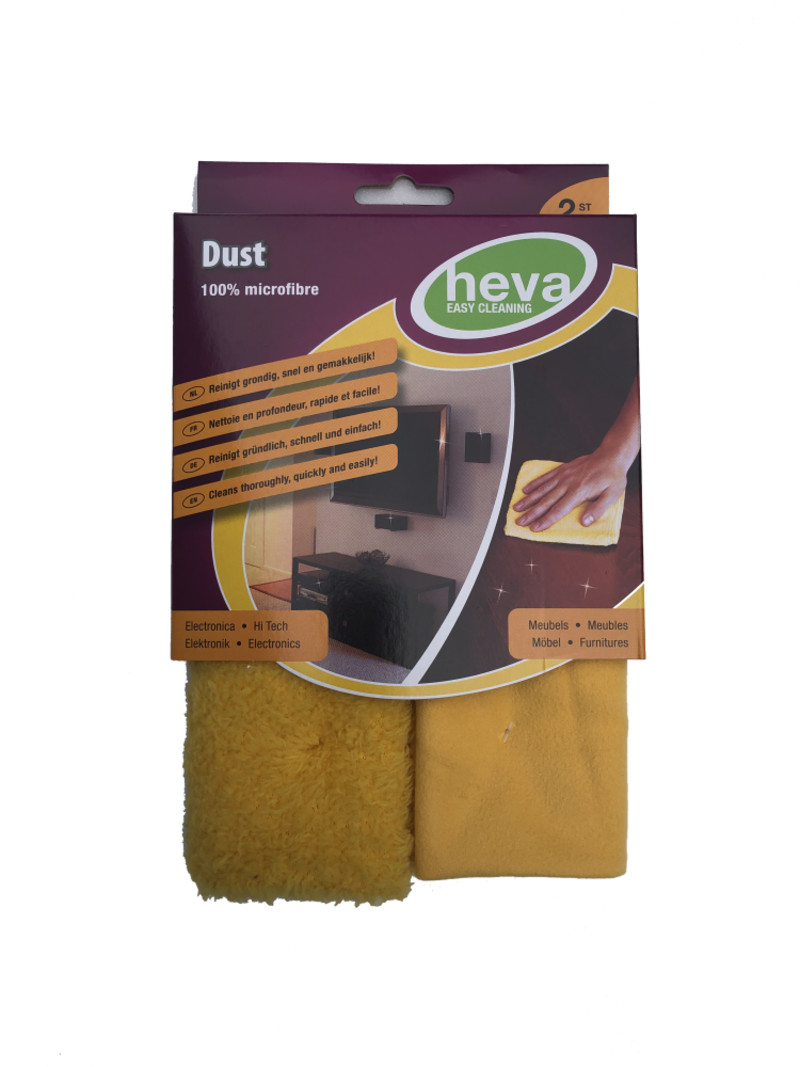 Heva Microvezeldoek 35x35 cm 2 stuks