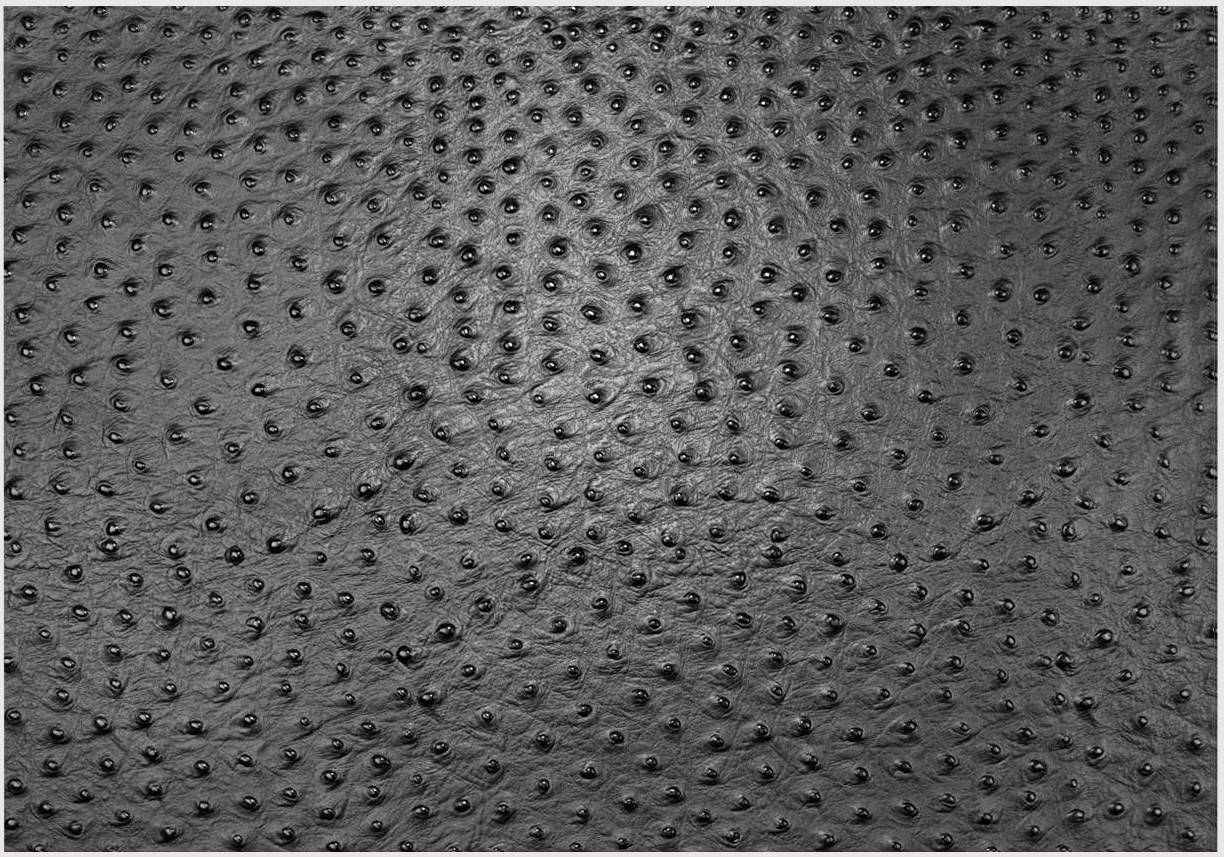 Placemat Leer Emu - 33x45cm Daff Leatherixx - Slate