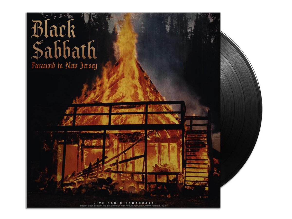 Black Sabbath - Paranoid, New Jersey LP Best of Live