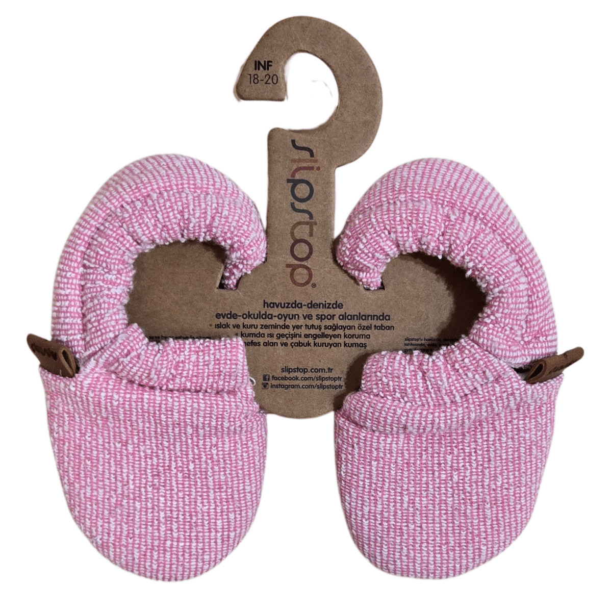 Slipstop Kids Bootie Cranberry maat 18-19