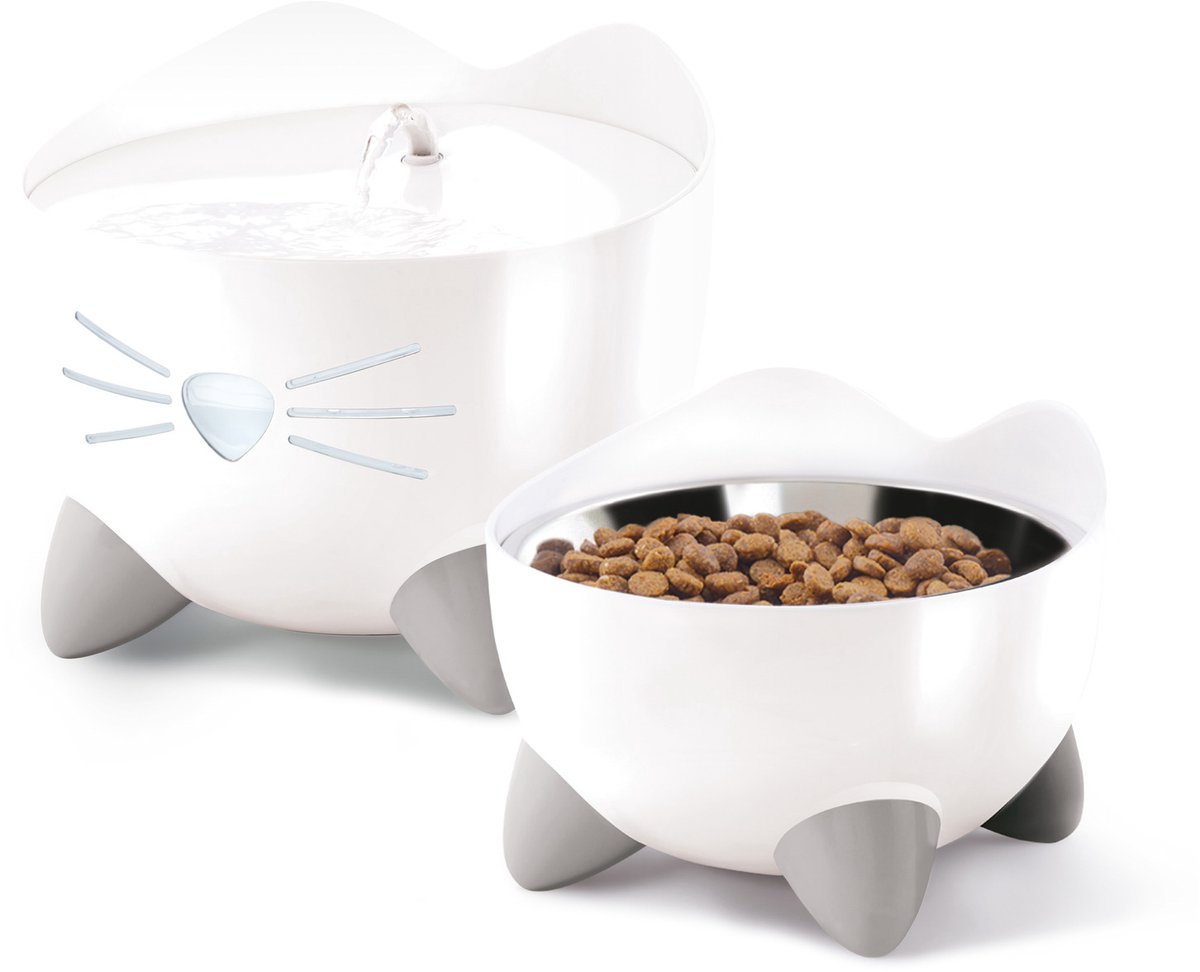Cat IT Pixi Drinkfontein Combo Kit 2 l 200 ml 20x20x17 cm Wit