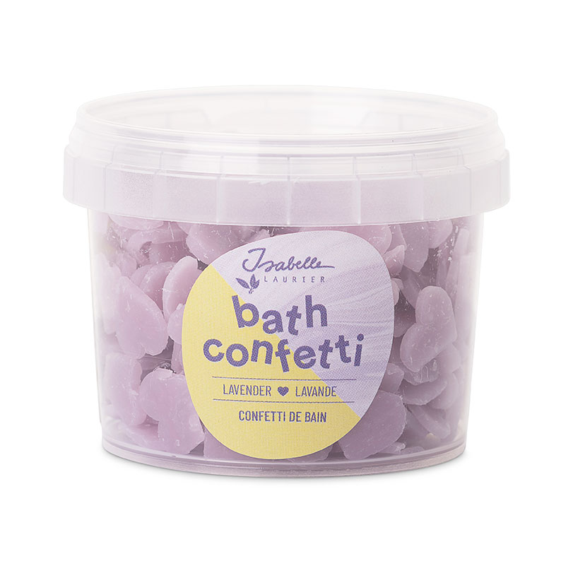 Isabelle Laurier Badconfetti Lavendel 35g - Paars