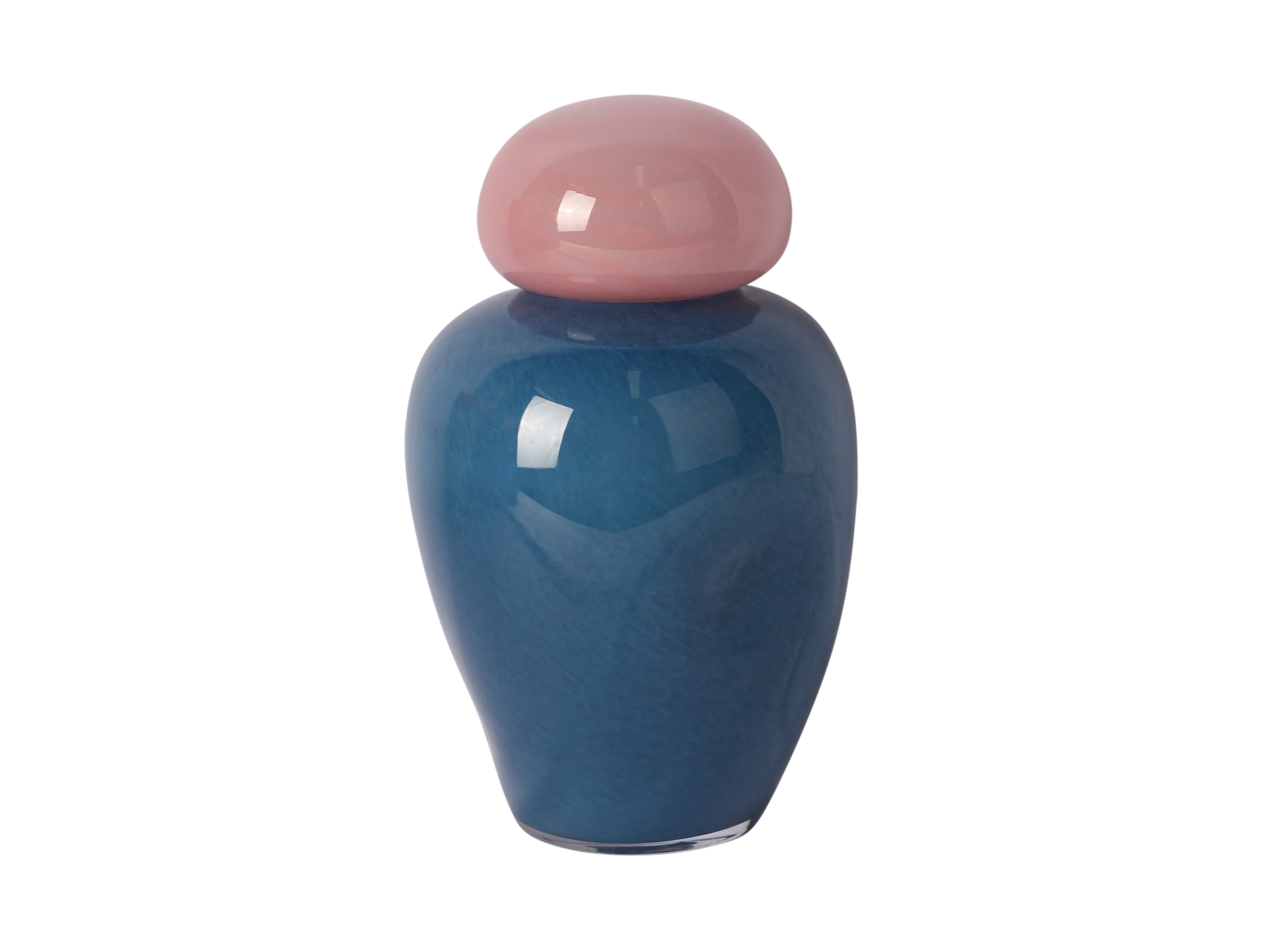 Present Time Vaas Dulce Bright Blue 15.5x26 cm - Glas