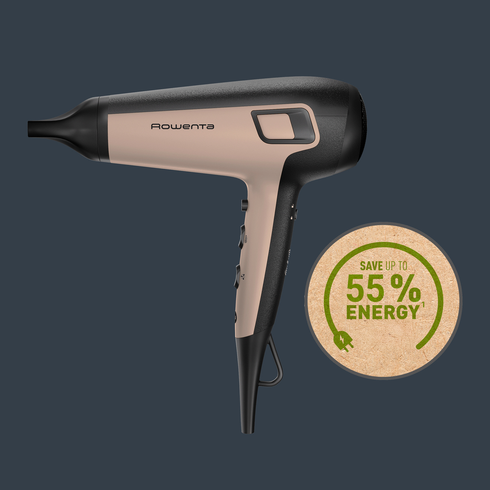 Rowenta haardroger CV5E30E0, DC-motor, 1900 Watt, iocic generator