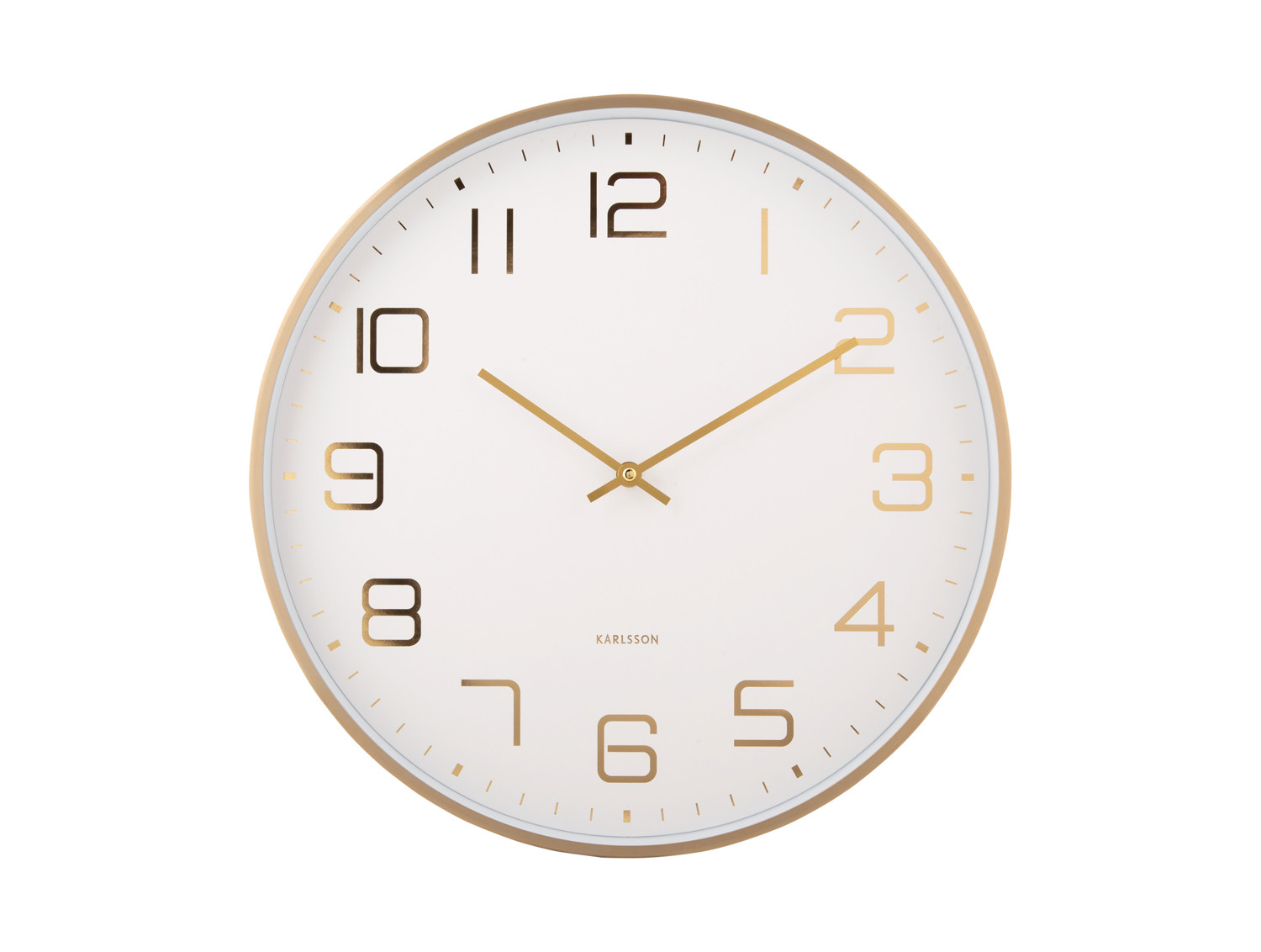 Karlsson Wandklok Elegance Glow White 40cm
