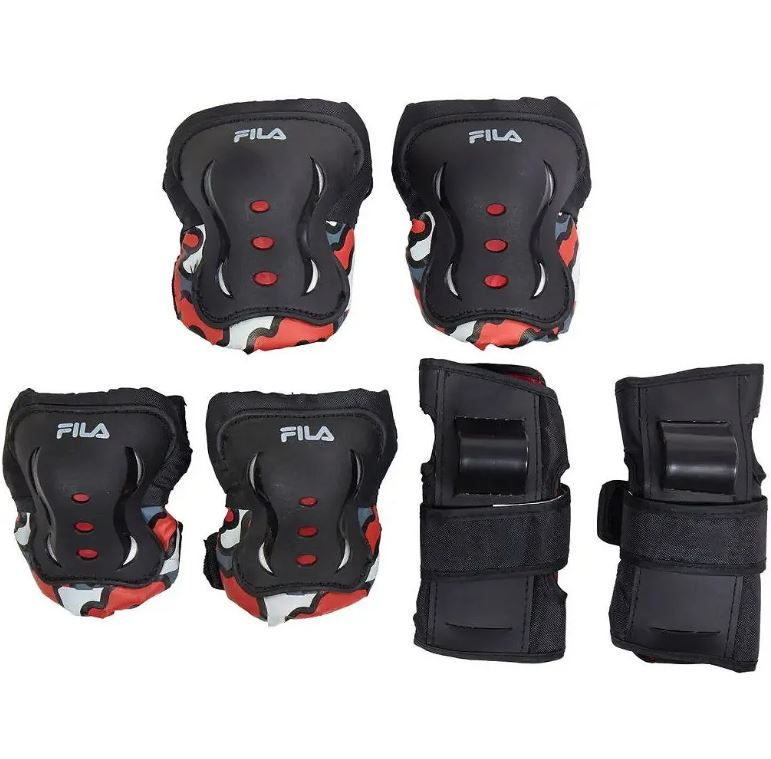 Fila Beschermset Kind Maat XS Jongen 2x Elleboog, 2x Knie, 2x Pols