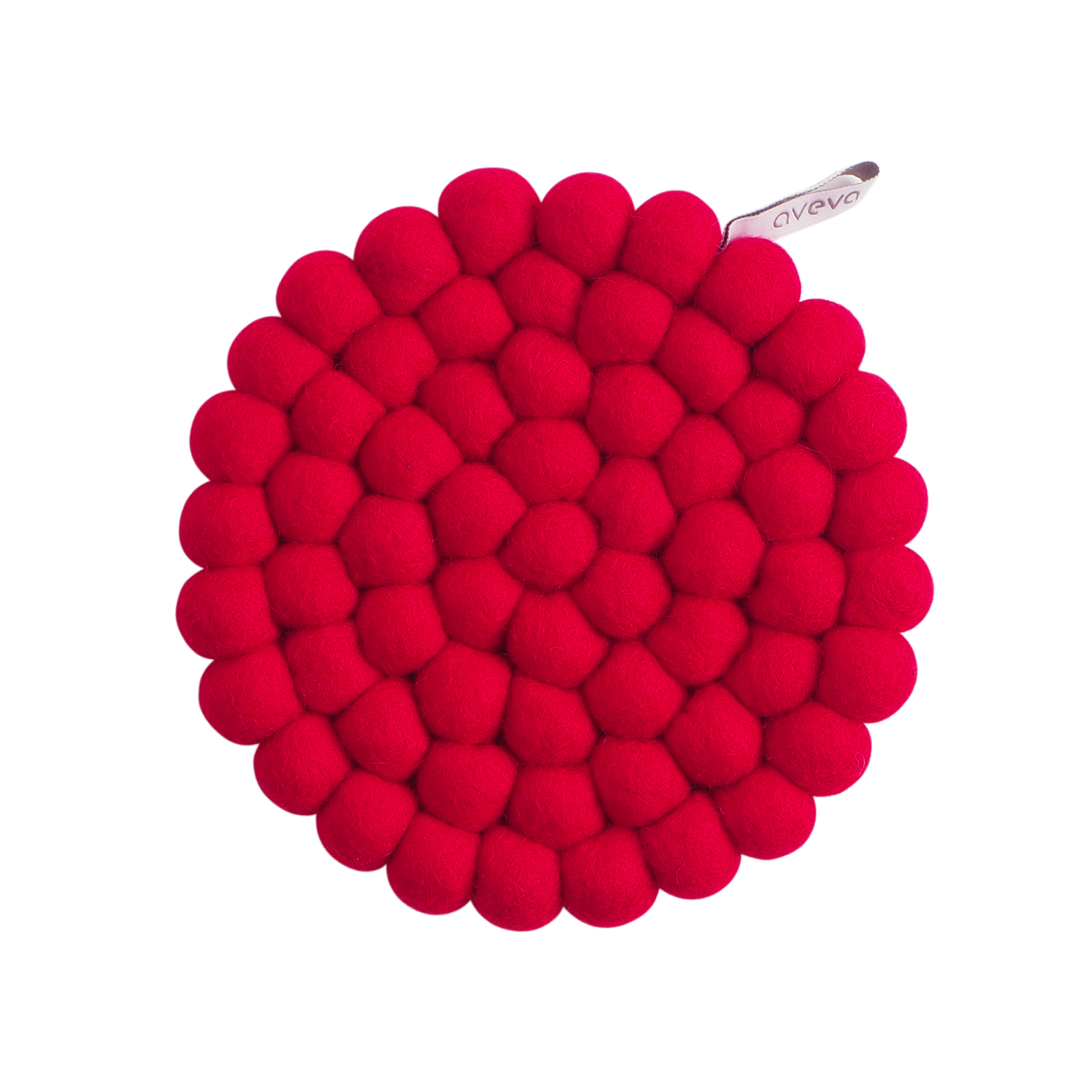 Aveva Potonderzetter Round Red 17cm - Wol