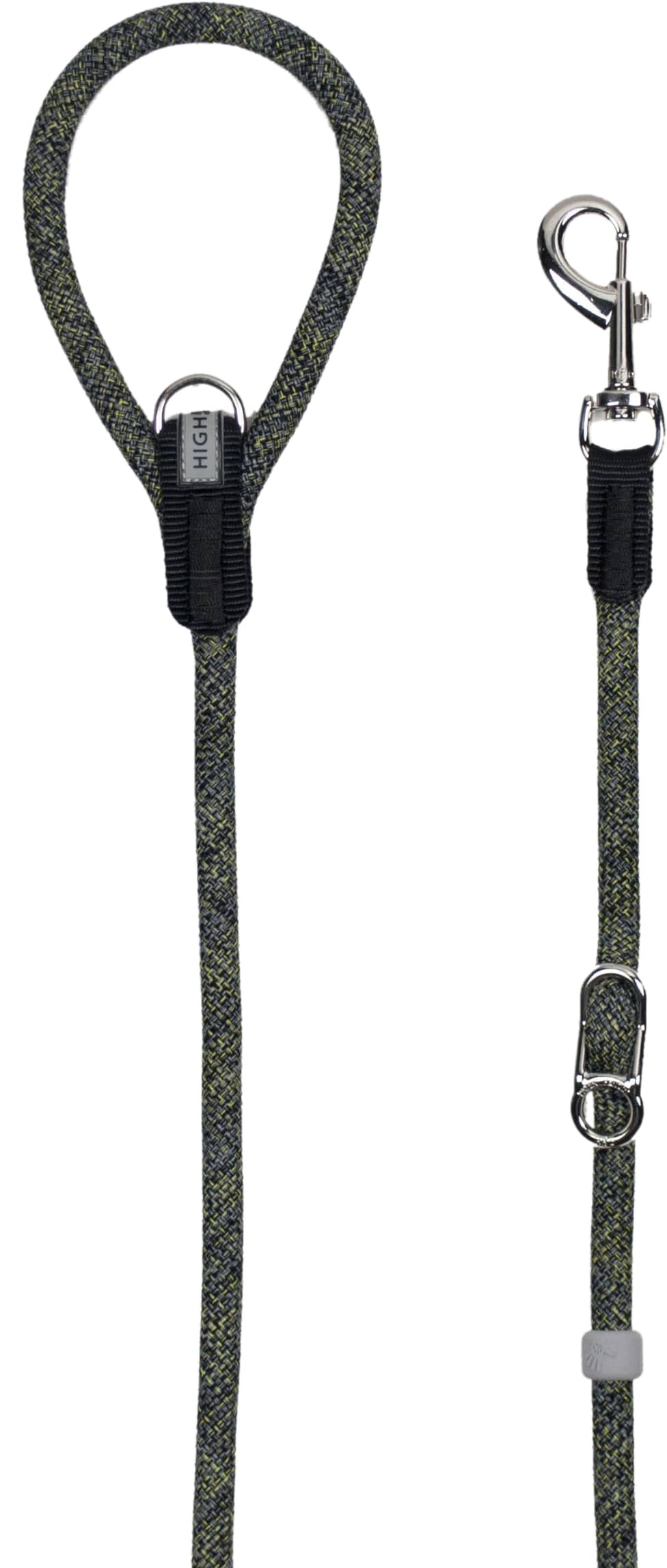High5Dogs Leiband Leder Zwart 13mmx140cm