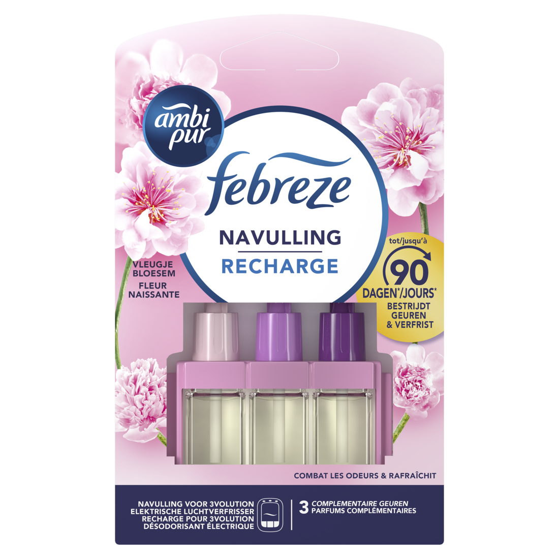 Ambi Pur Febreze Luchtverfrisser 3volution Refill Bloesem 20 ml