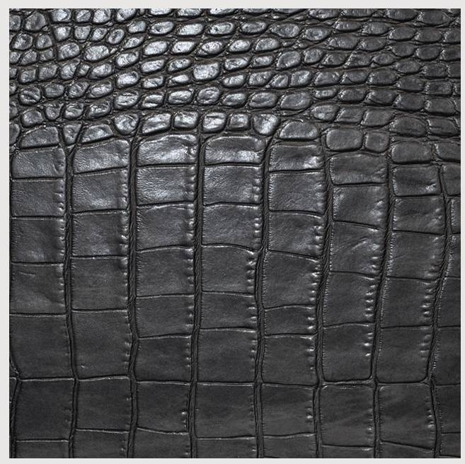 Onderzetter Leer Gator - 10x10cm DAFF Leatherixx - Coal