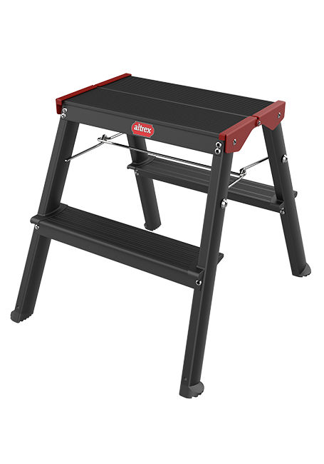 Altrex Duostep Black Opstapje Opplooibaar 2 Treden