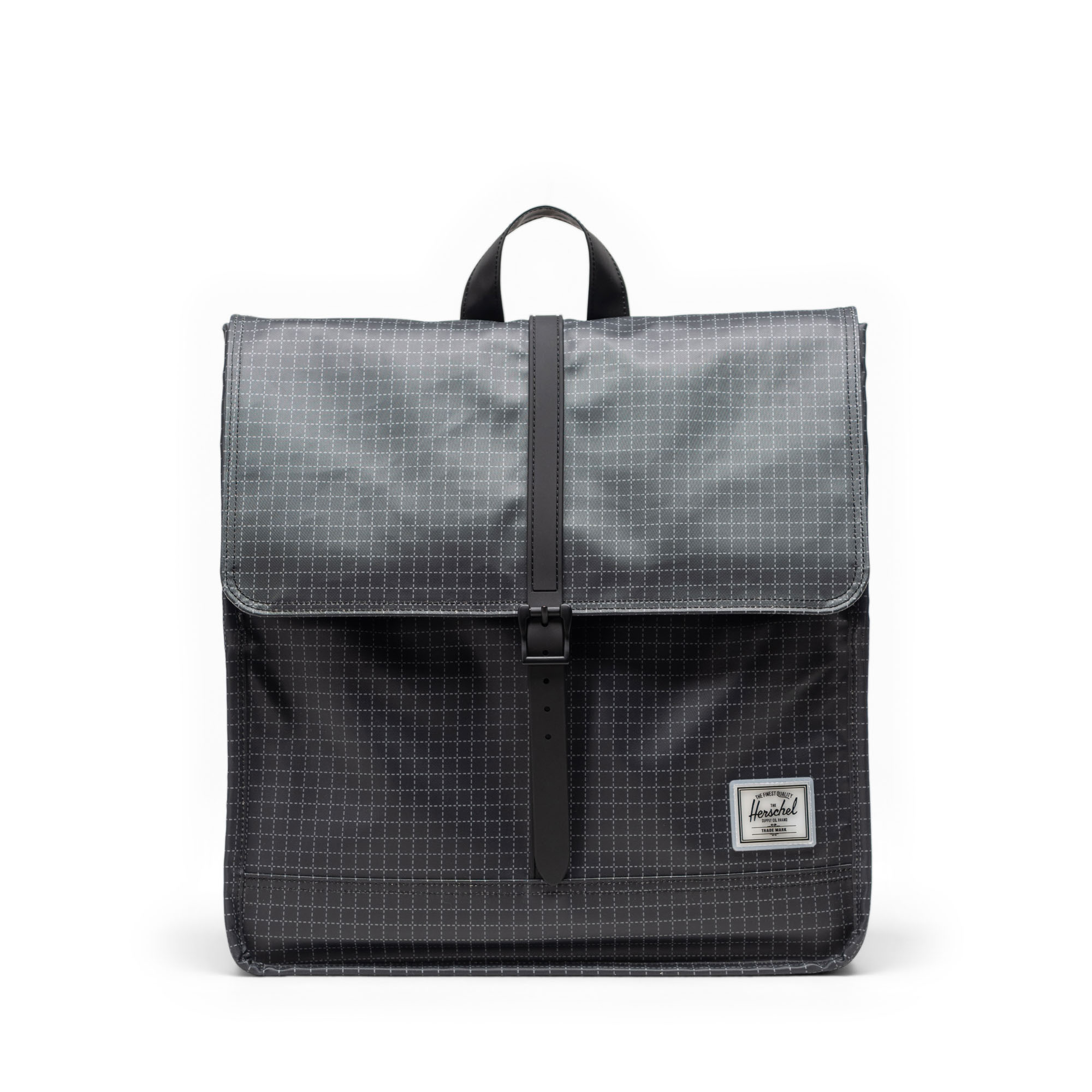 Herschel City Rugzak 14l Grid - Black Weather Resistant