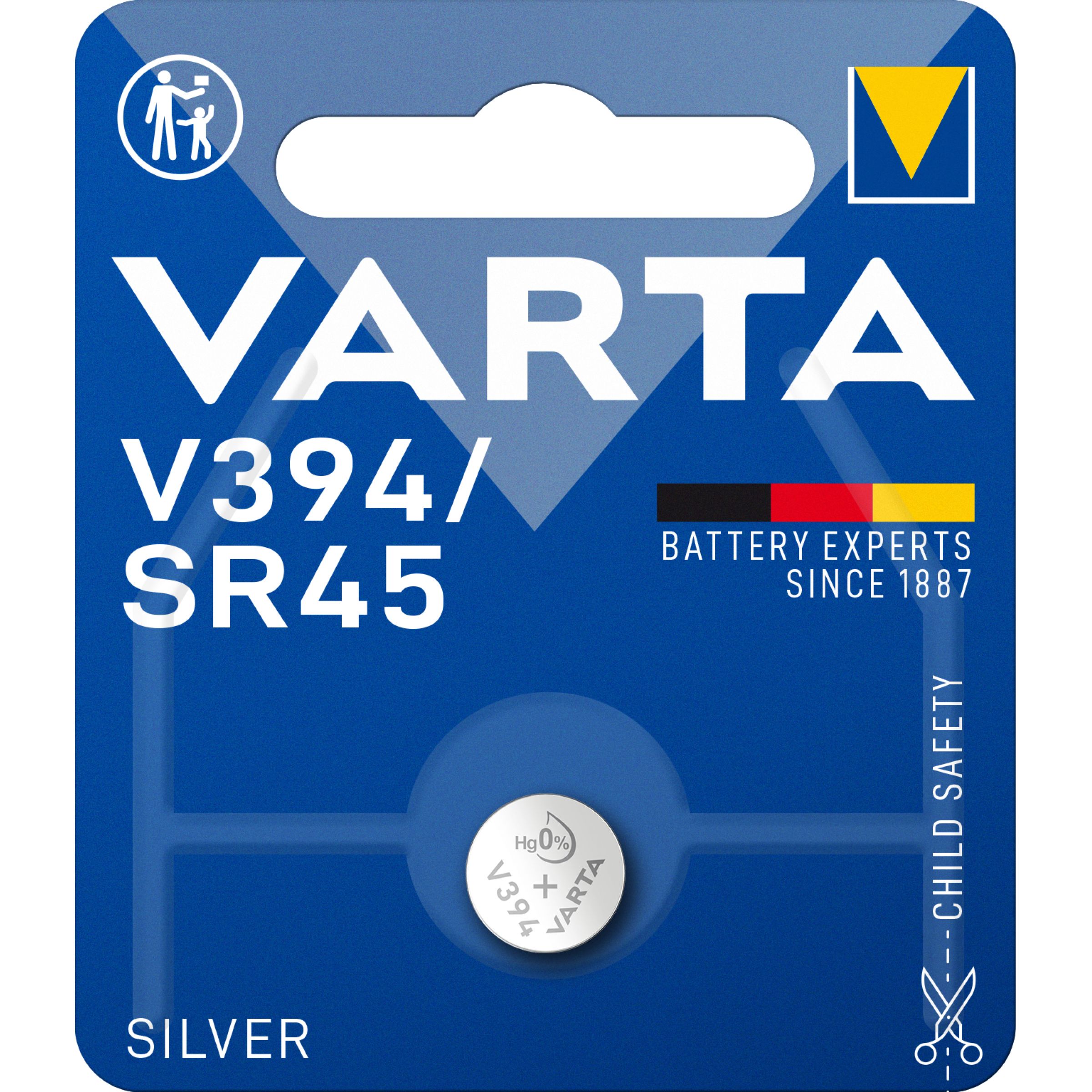 Varta Knoopcel Batterij V394 SR936SW - 1 stuk op blister