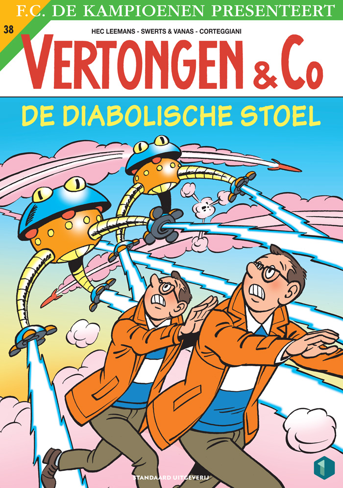 Stripverhaal Vertongen&C 38 De duivelse Stoel