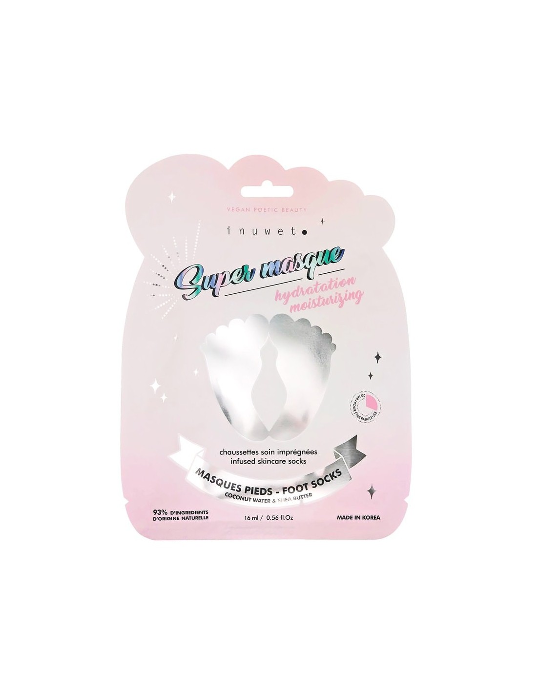 Inuwet Foot Socks Moisturizing Mask