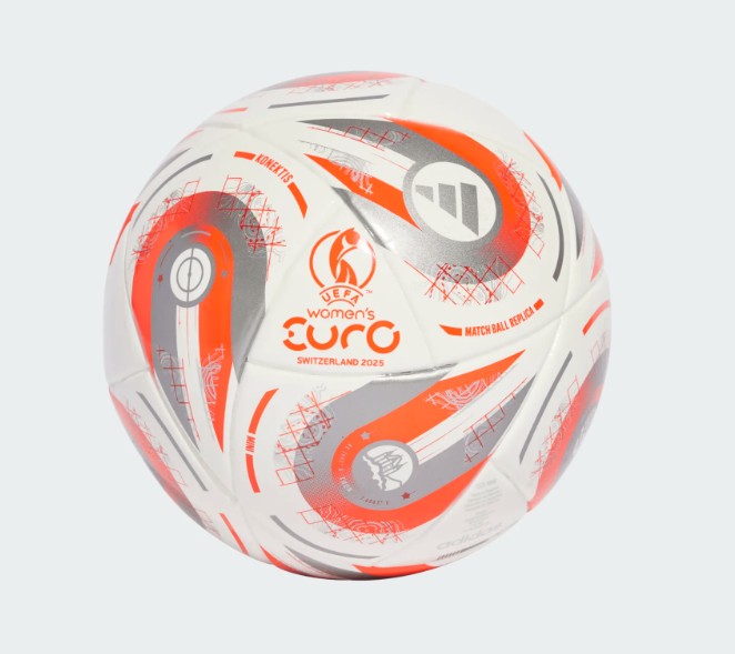 Adidas Voetbal W EURO25 Mini White/Silver/Lemon - 1