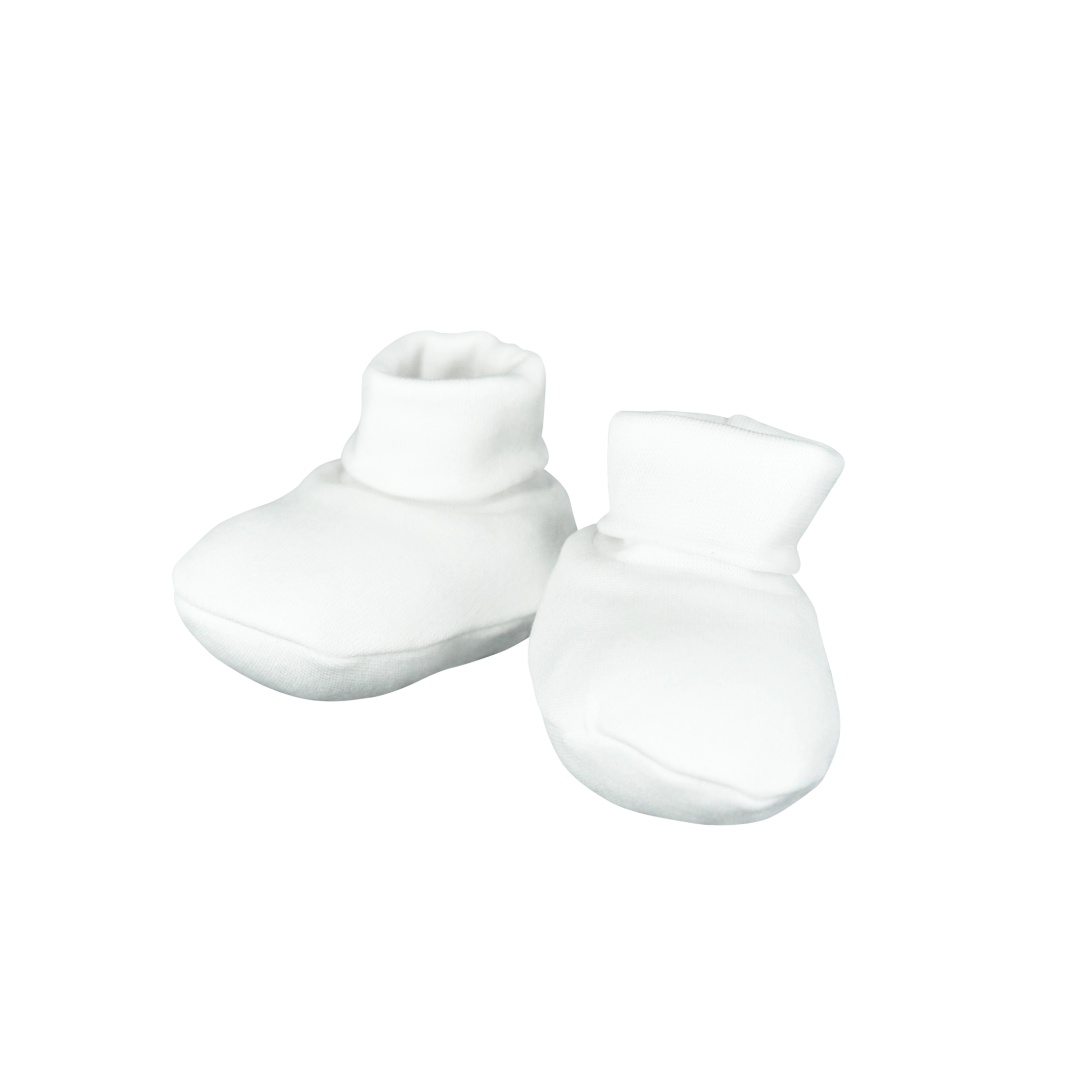 Living Nature Babysokjes Unisex Pim Basic Wit 0-3 maand