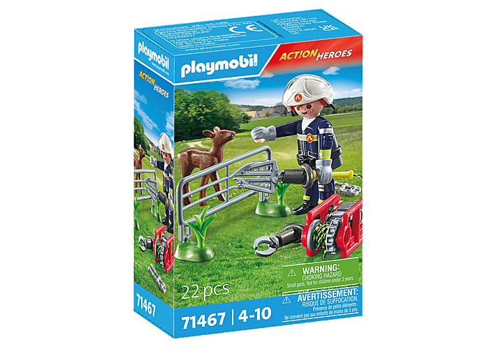 Playmobil Action Heroes 71467 Dierenbescherming brandweer