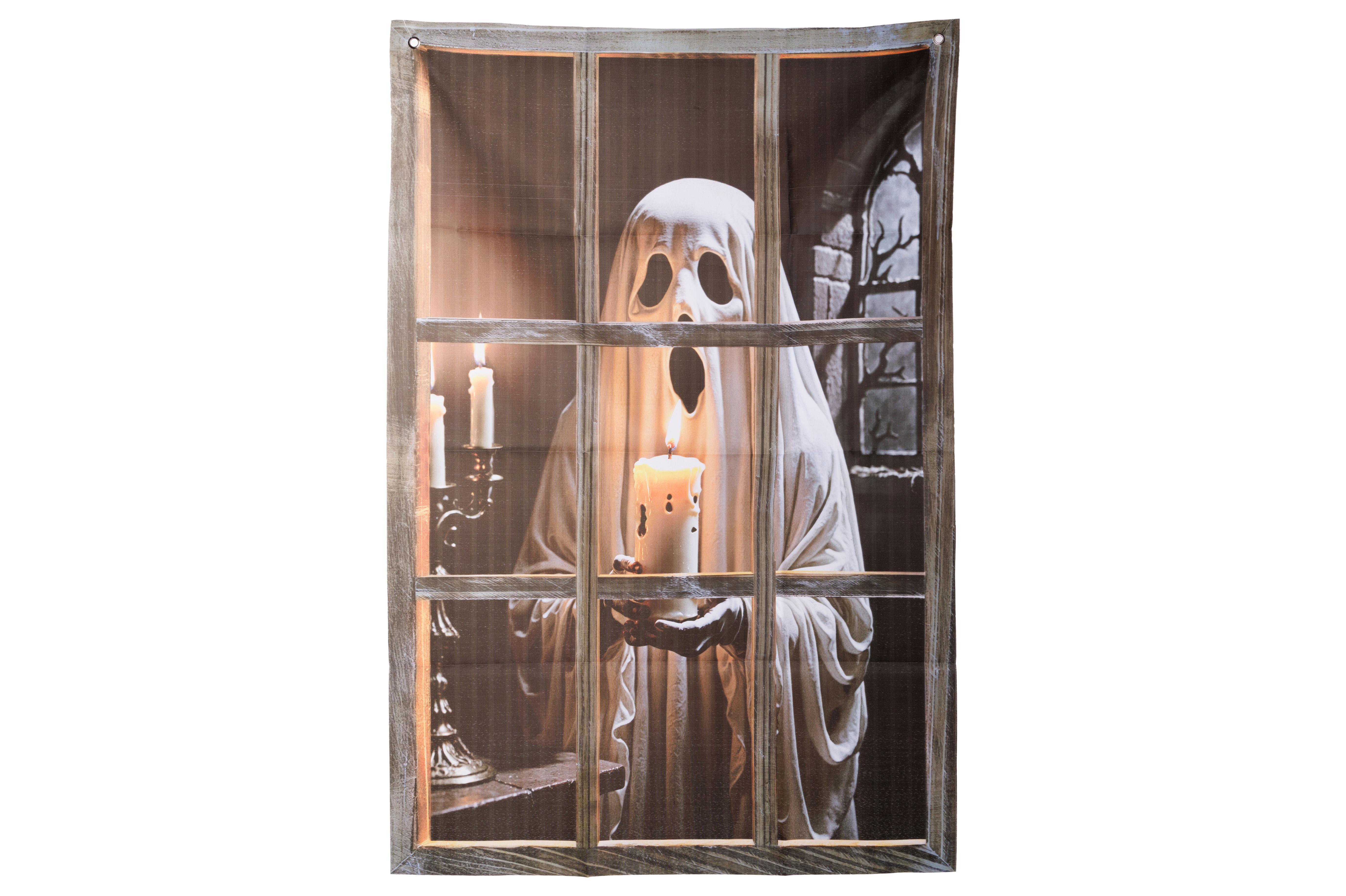 Cosy@Home Doek Ghost 80x120 cm - Wit/Zwart - Stof