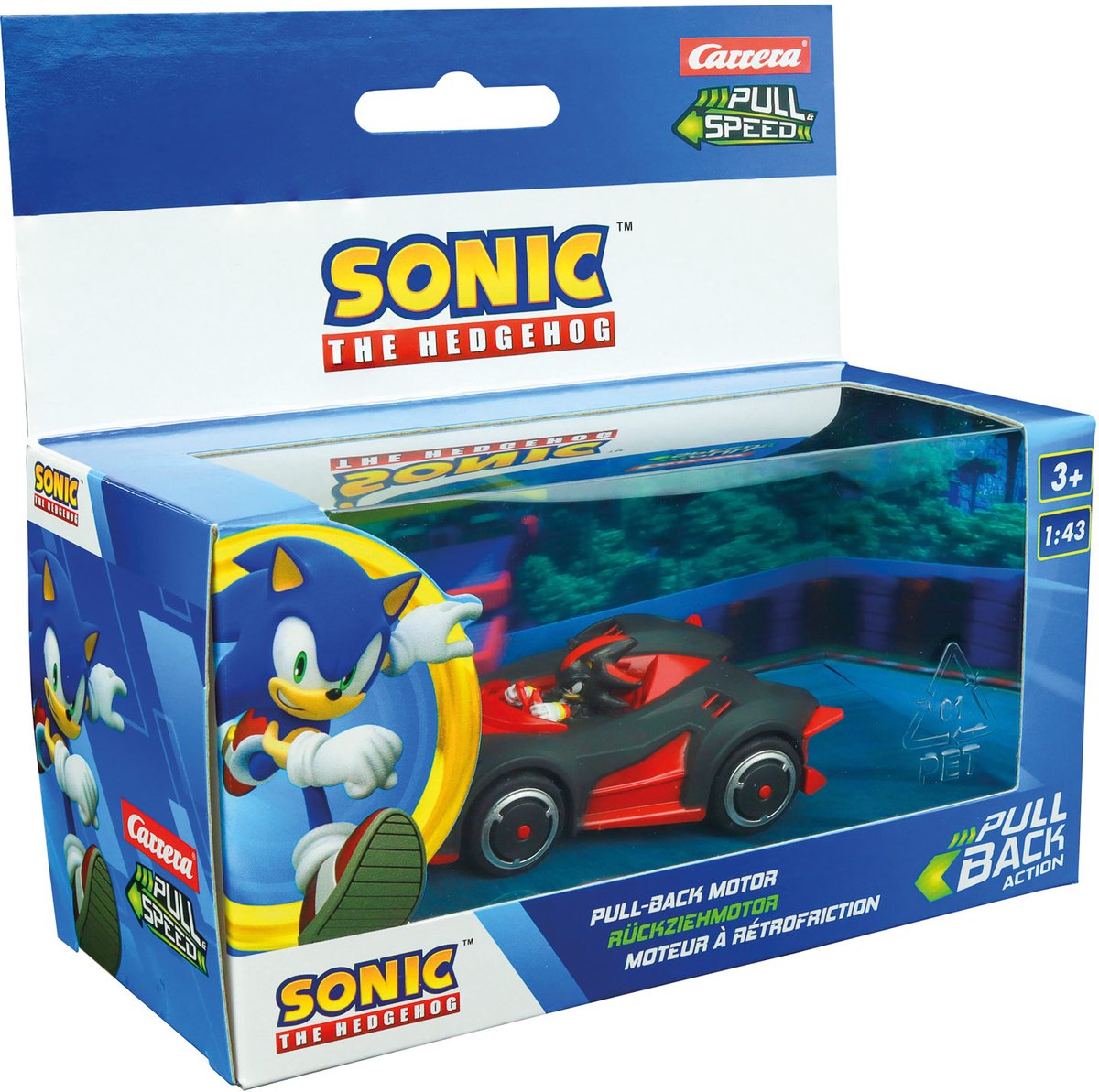 Sonic Racing 1:43 Pull Back