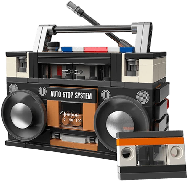 POP Series 1988 Boombox Radio - Construction Kit 168 stuks
