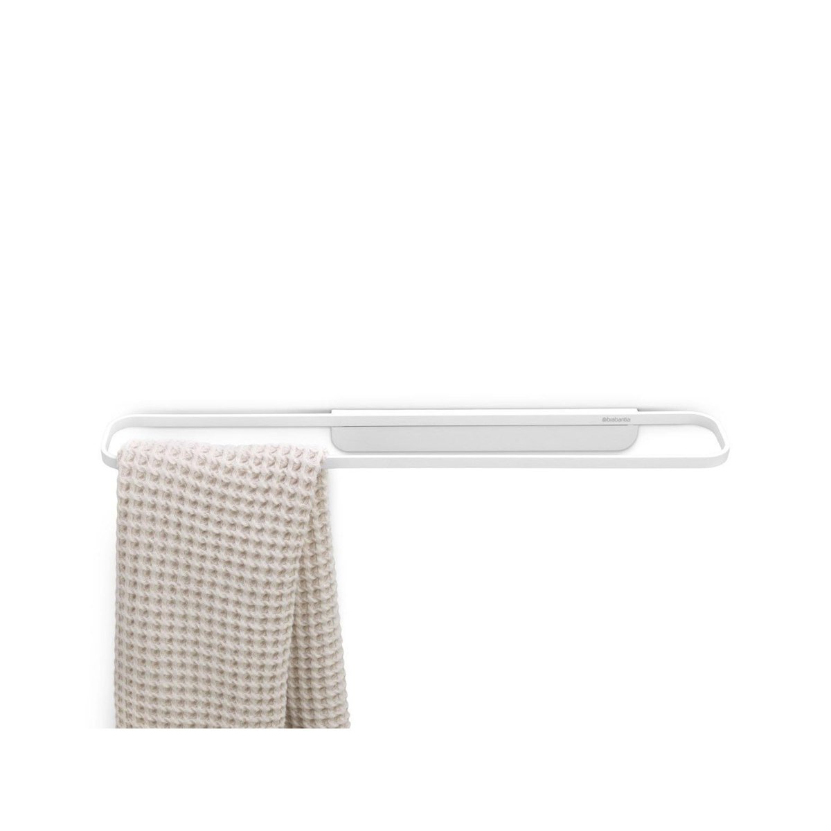 Brabantia Handdoekhouder MindSet Mineral Fresh White RVS 56x8.5x4 cm