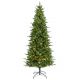 Kerstboom Micro LED Killington Green 210x103 cm - 1138 Tips - 380 leds - Warm Wit - PE/PVC