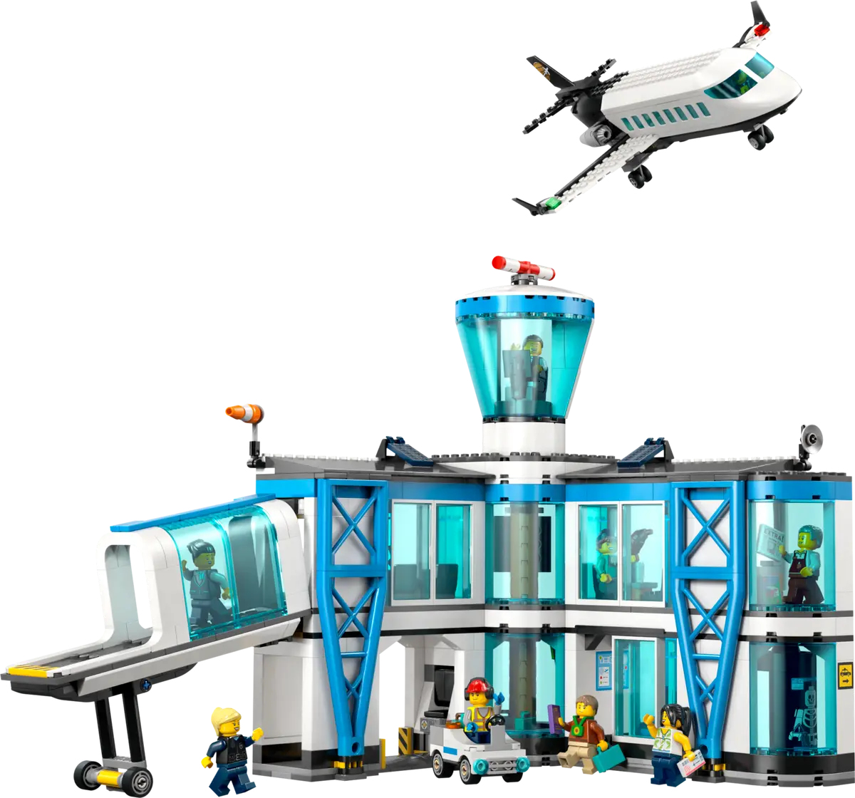 Lego City 60502 Luchthaven met Vliegtuig 