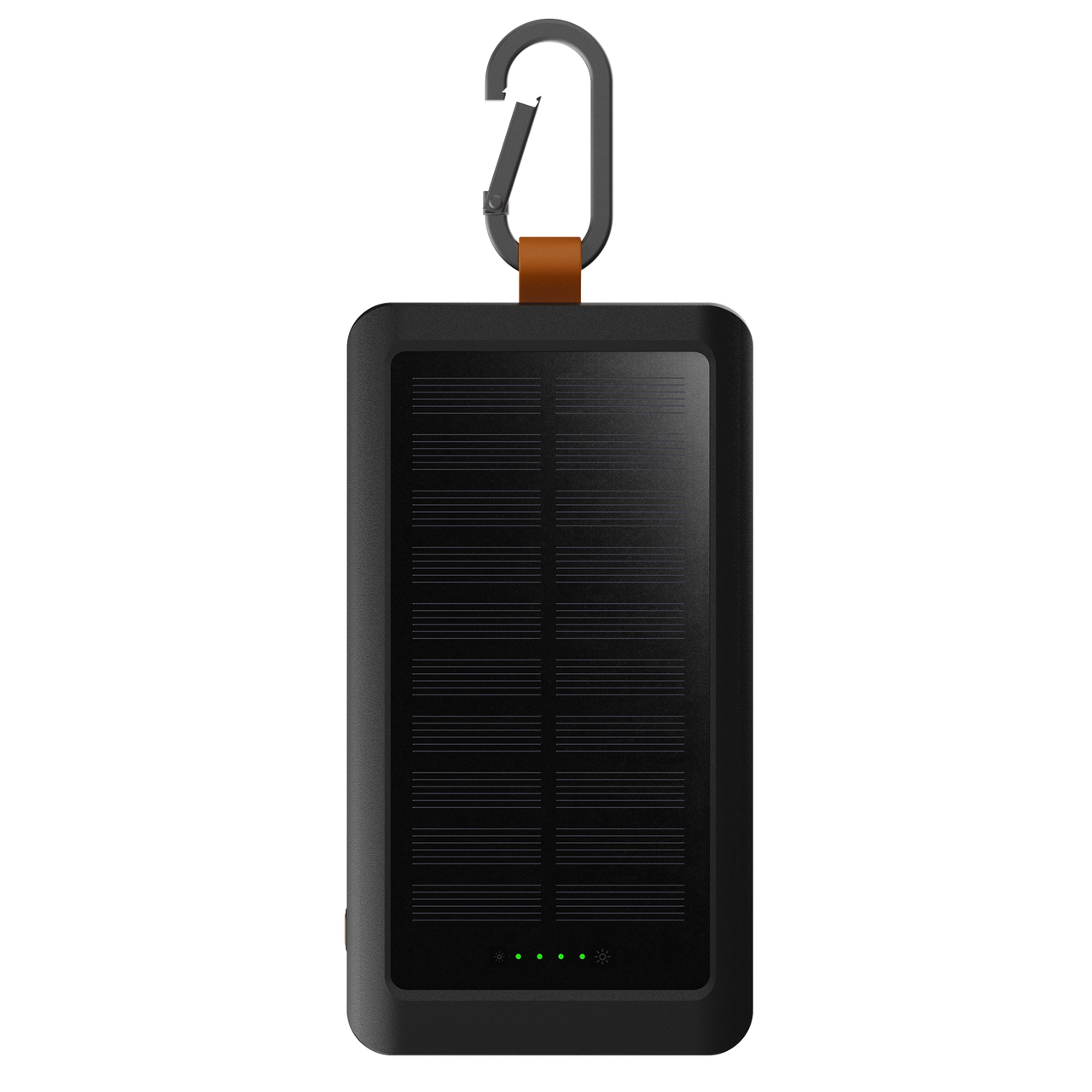 X-torm Go2 Solar & Light Powerbank 10000 mAh 15 W Charcoal Zwart