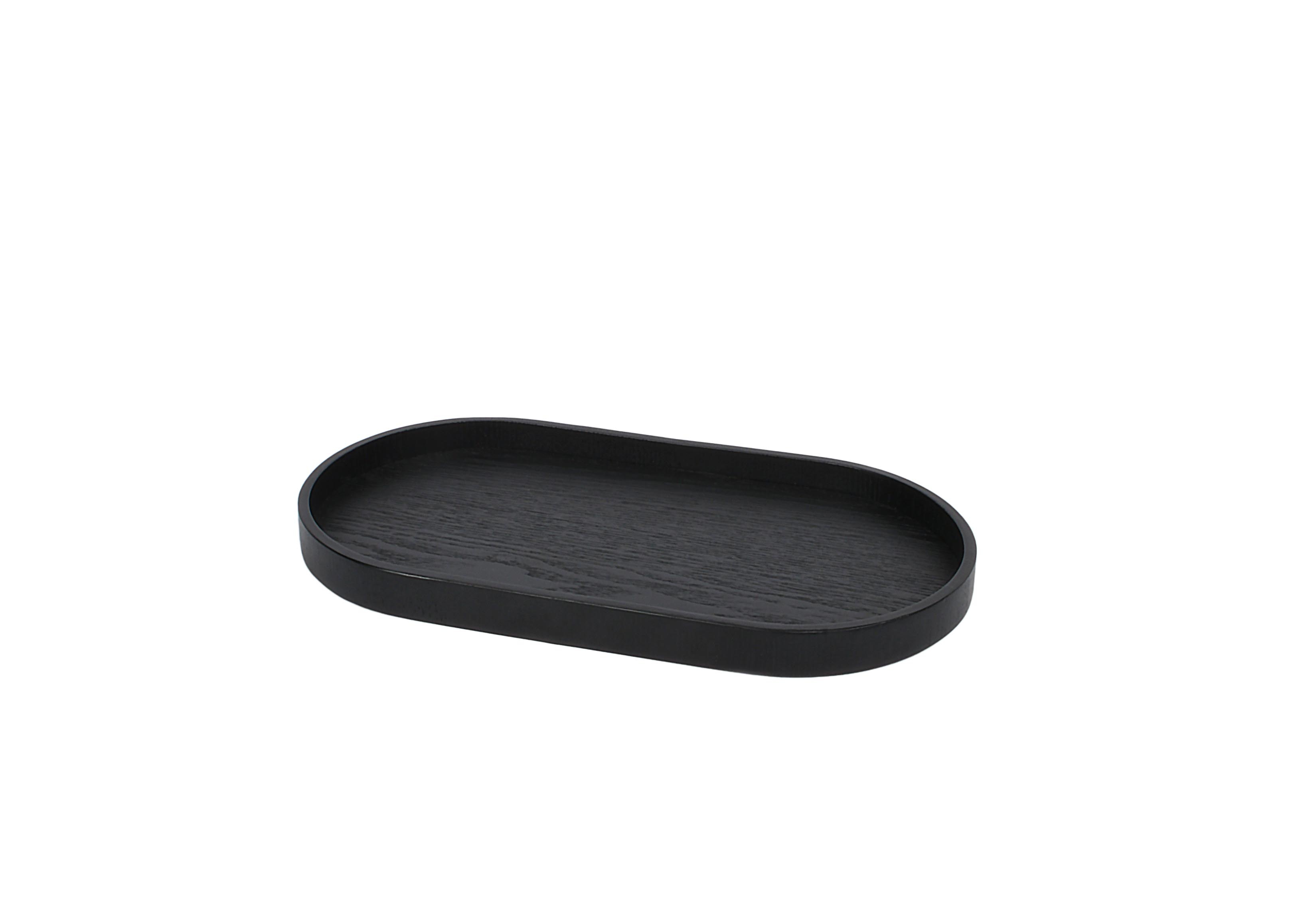 Ekta Living Dienblad Hout Zwarte Eik 30x16.5x2 cm