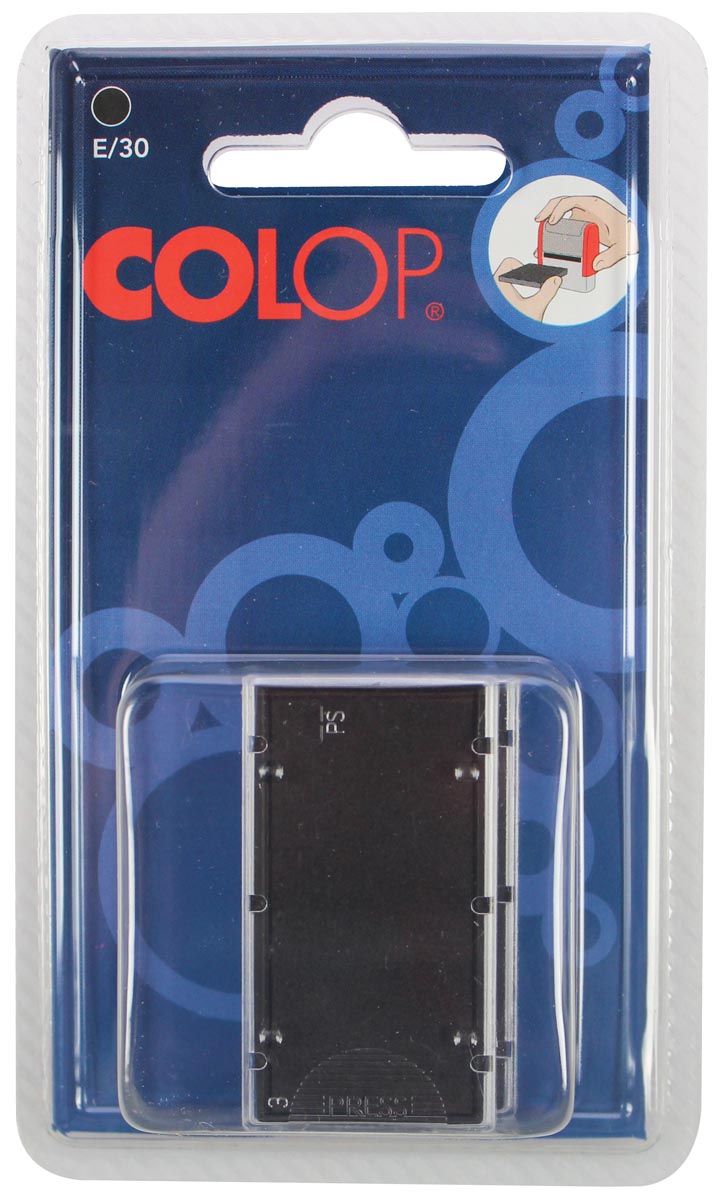 Colop Inktkussen voor Stempel 30 Zwart - 2 stuks