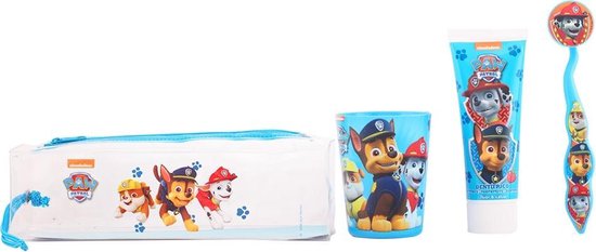 Paw Patrol Toilettas met Tandenborstel-Tandpasta-Beker