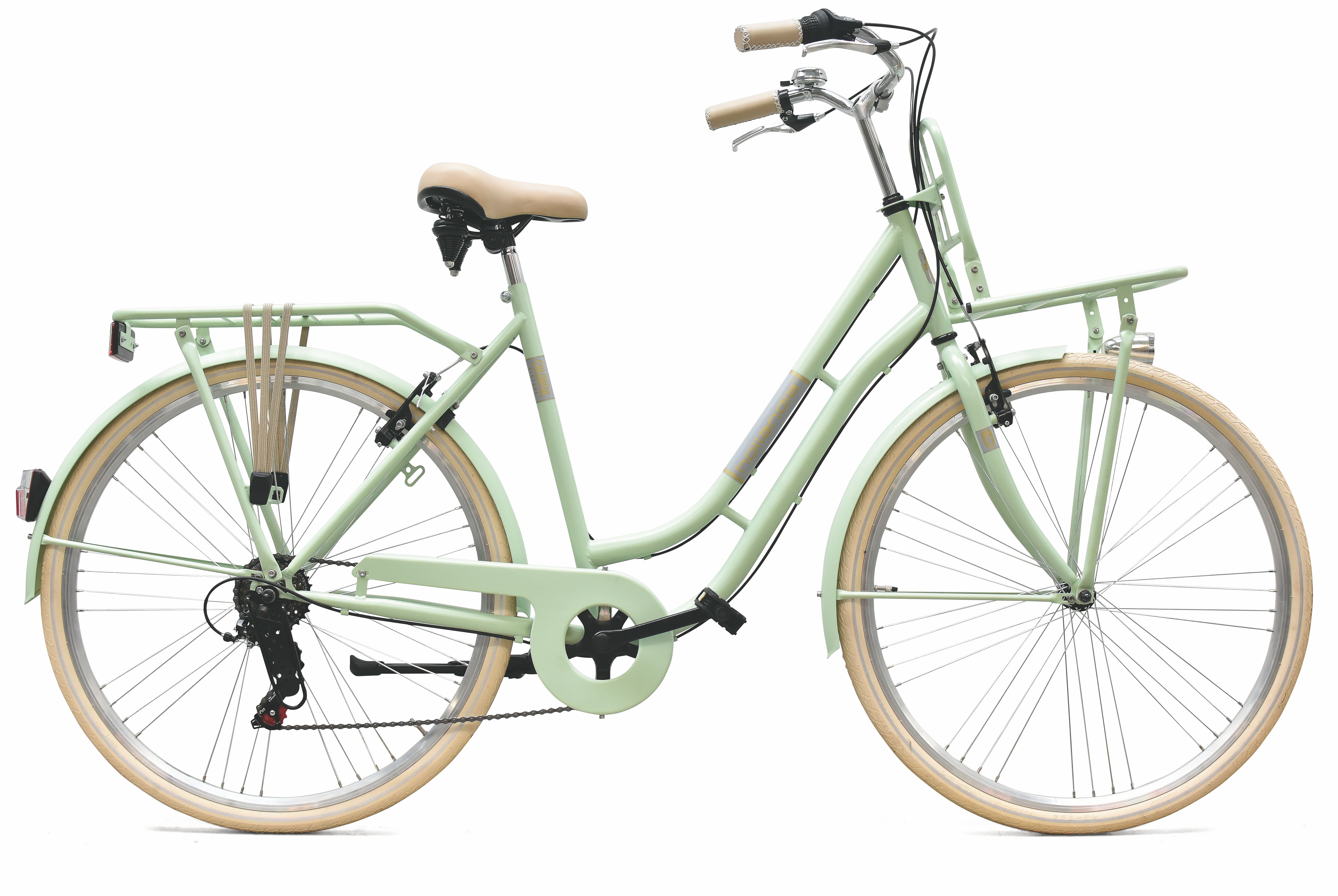 Hollandia Colorful Damesfiets - Mint