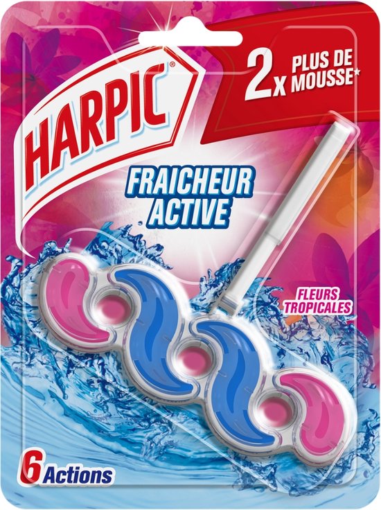 Harpic WC-Blok Active Fresh 6 Tropische Bloemen 39 g