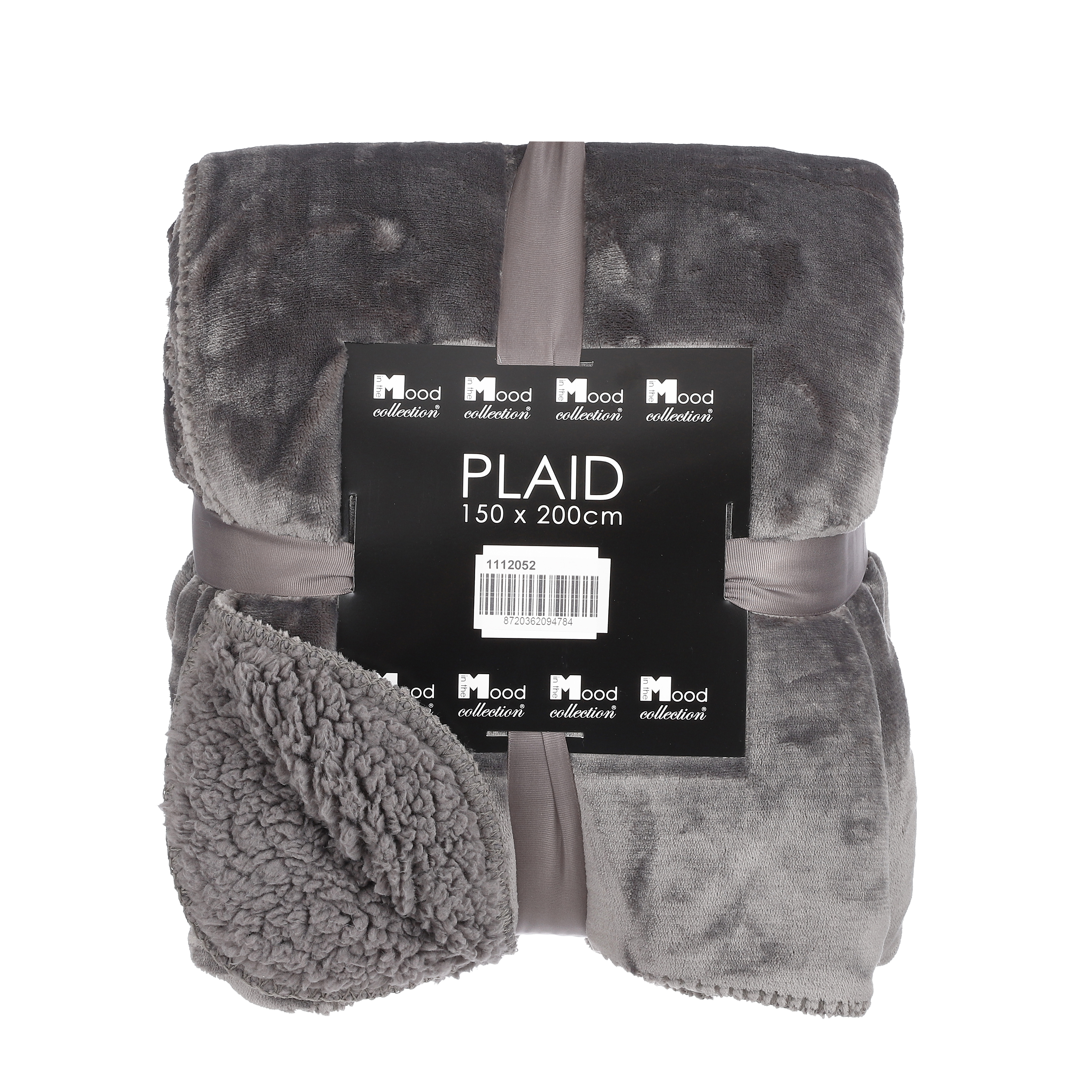 Plaid Mardy Fleece 200x150 cm Antraciet