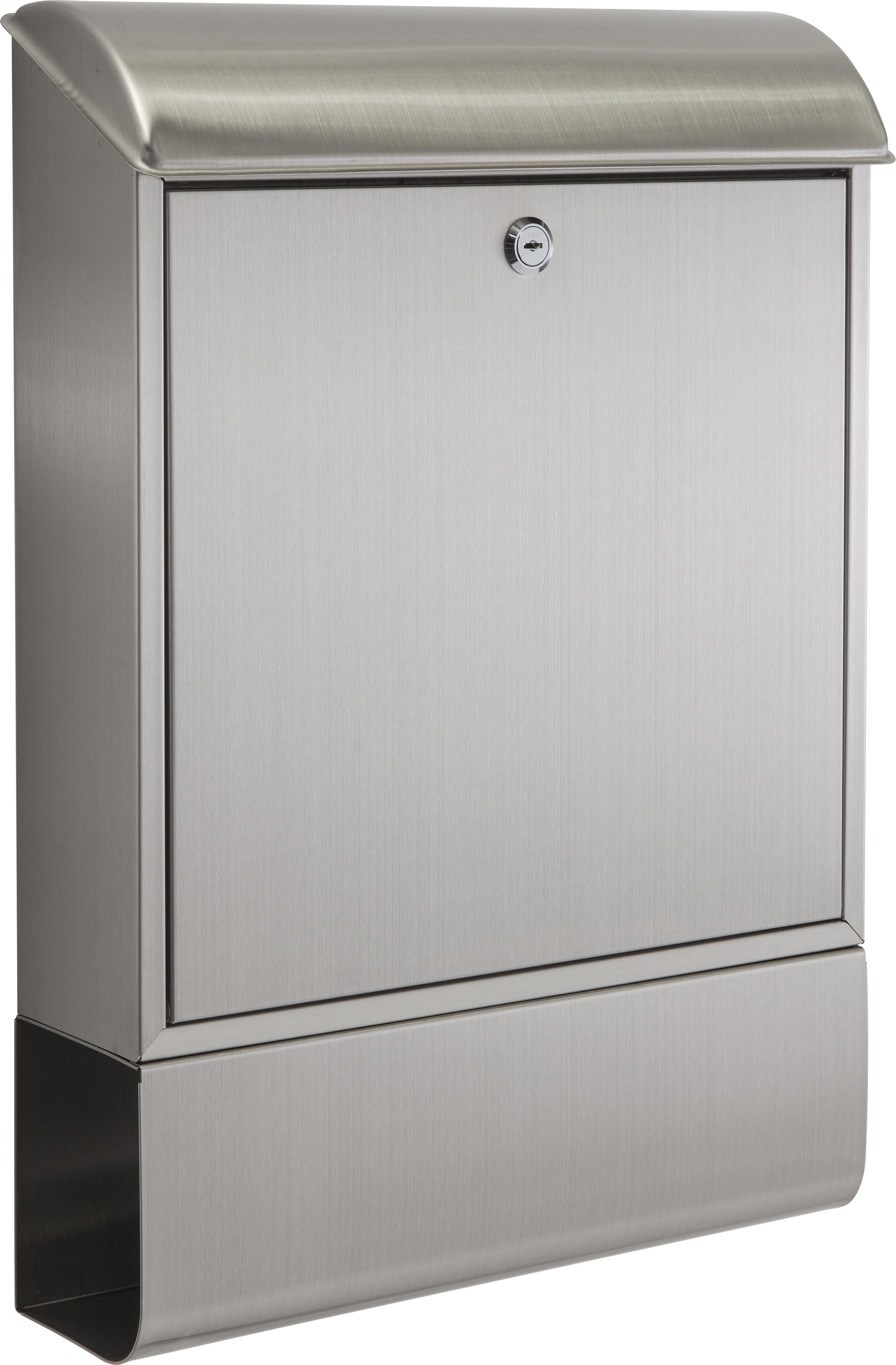 Practo Brievenbus Inox Washington 52x37x11 cm Rechthoekig met Kranthouder