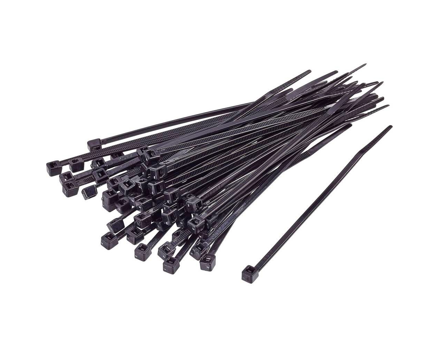 Kabelbinder zwart 203 x 4,6mm per 100 stuks
