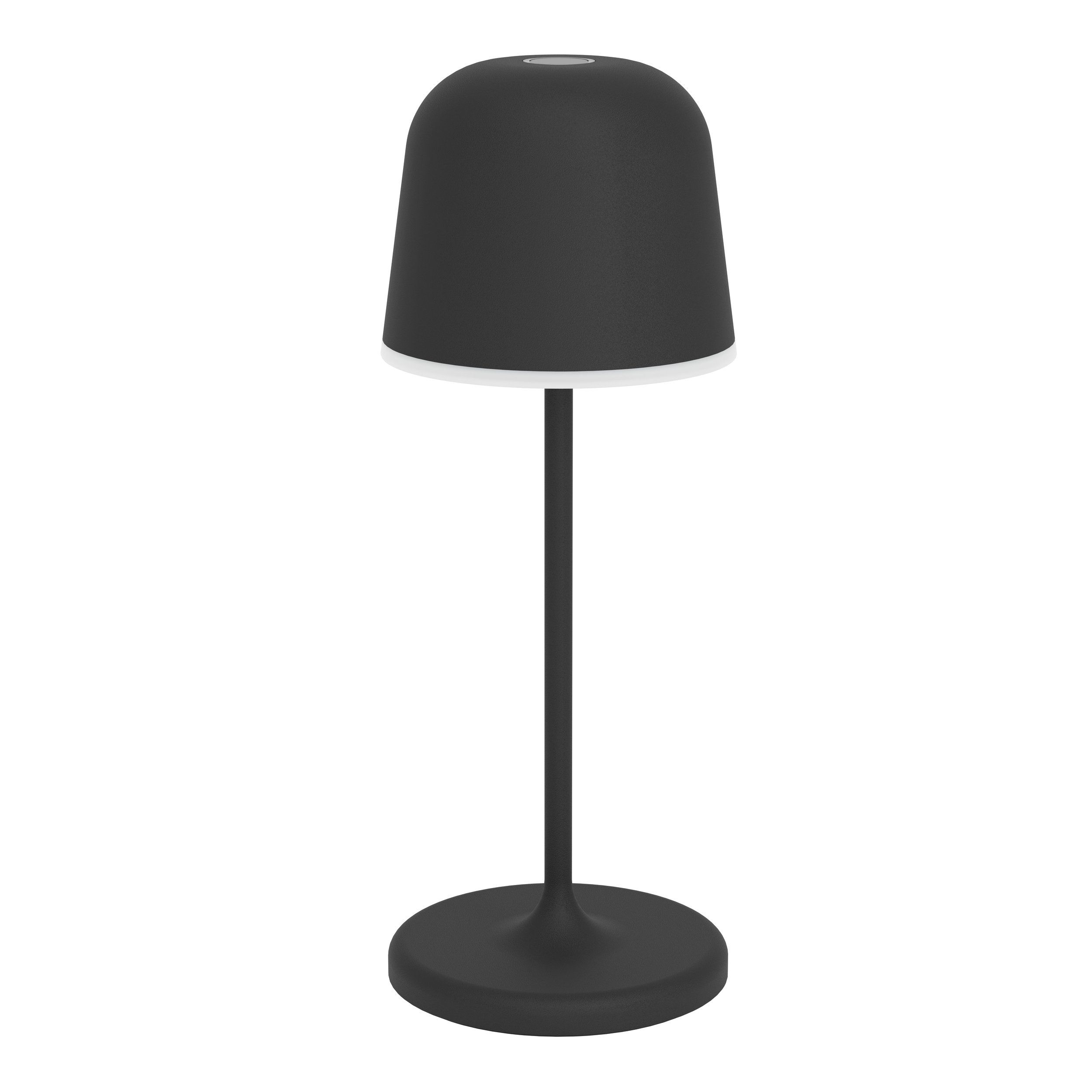 Eglo Mannera-S Tafellamp Zwart 1.8W 170lm 2500/3000/4000K IP54 Oplaadbaar