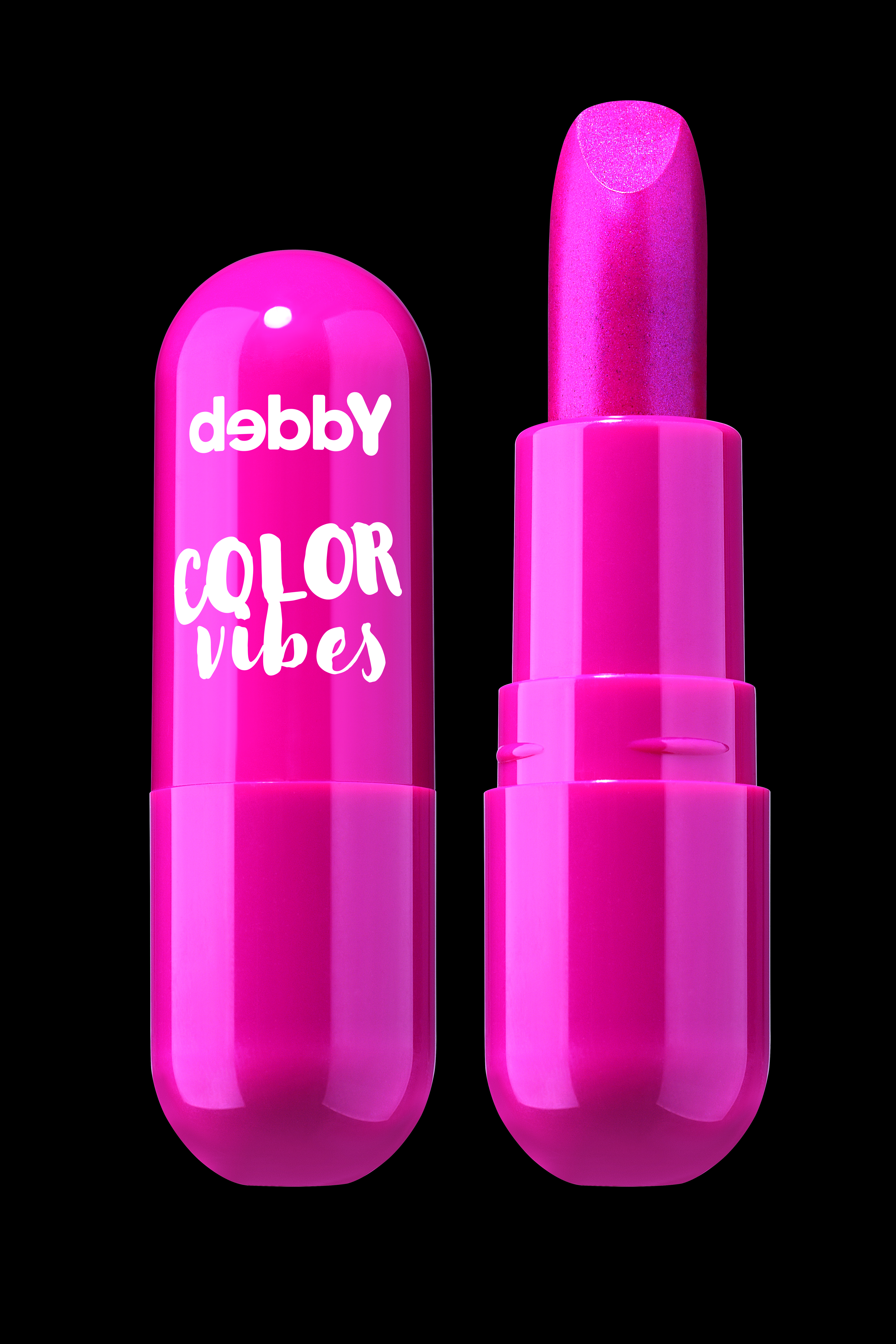 Debby Lipstick Color Vibes - 12 Delirious Fuchsia