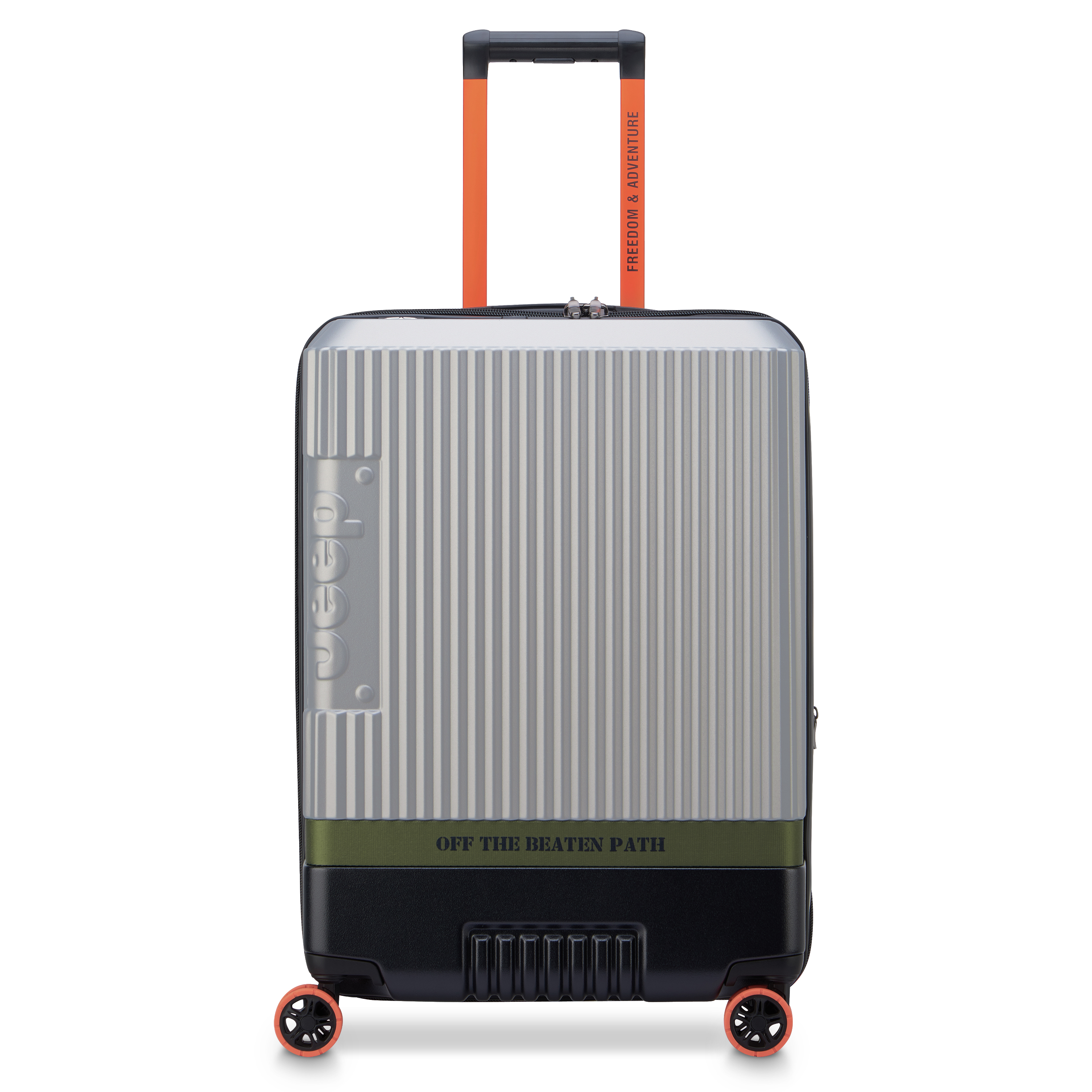 Jeep JH001A Expandable M Valies 79l Zilver 66x46x31 cm