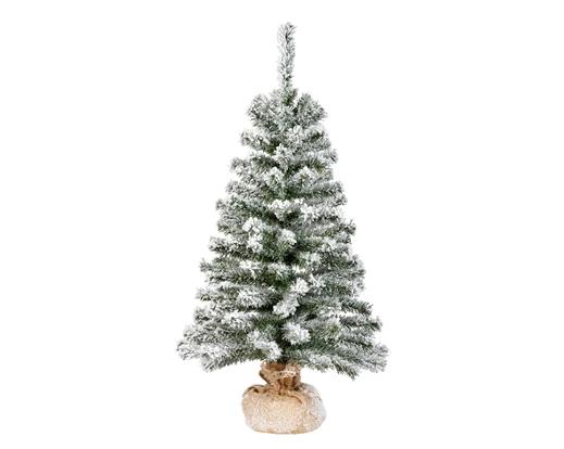 Kerstboom Imperial Snowy 90cm 118 Tips - In Jutezak - PVC