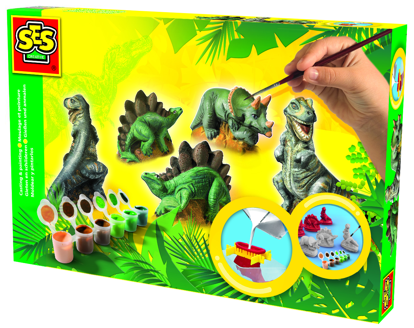 SES Dino's Gieten en Schilderen