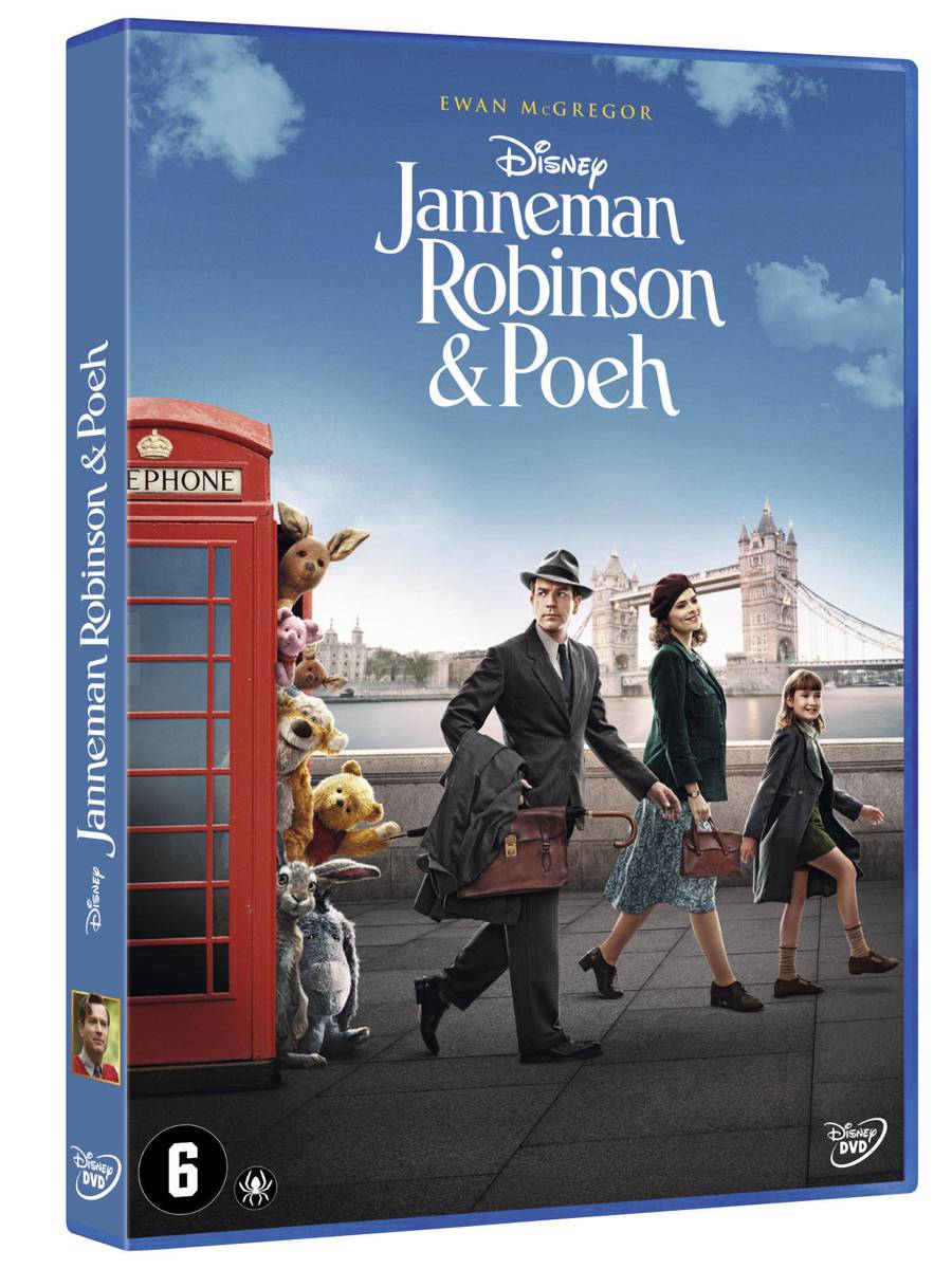 Janneman Robinson & Poeh 2018 DVD Live Action - Christopher Robin