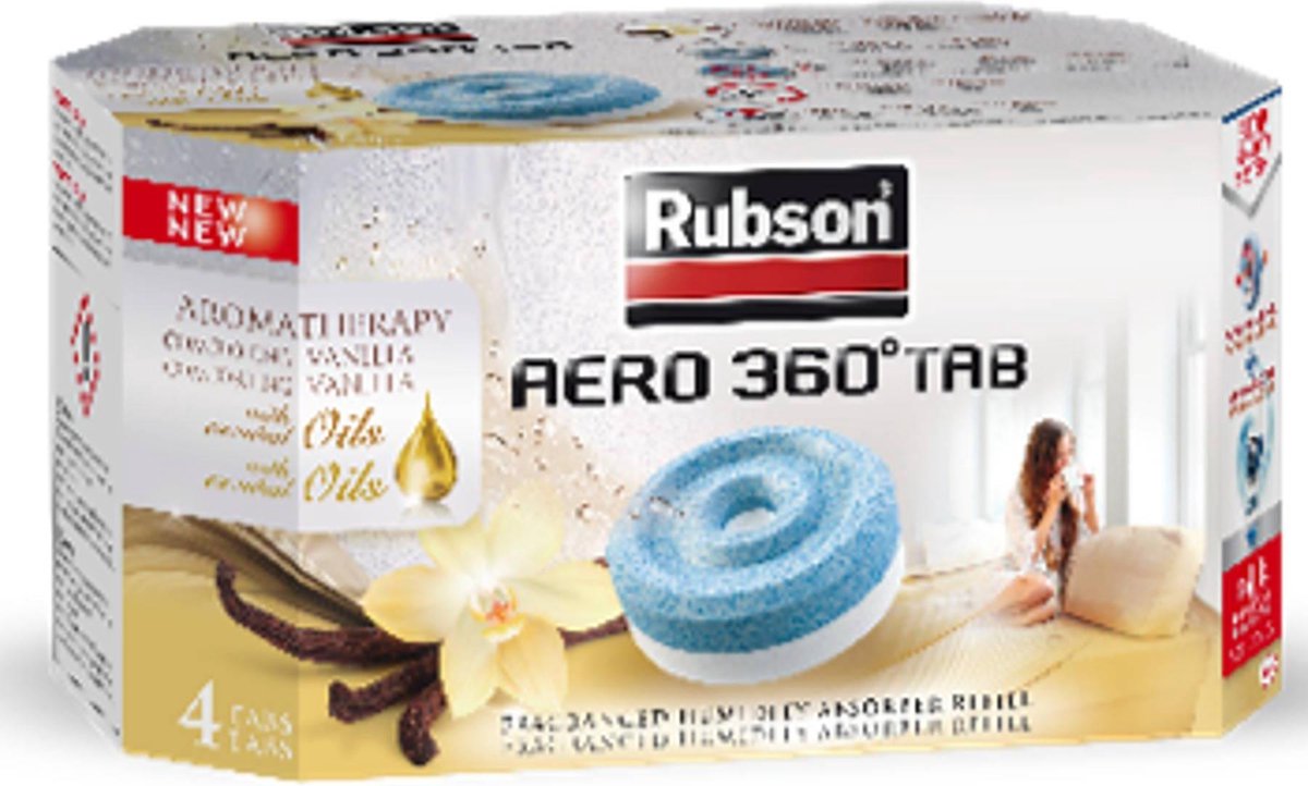 Rubson Aero 360 Navullingen 4 stuks Geur Waterval