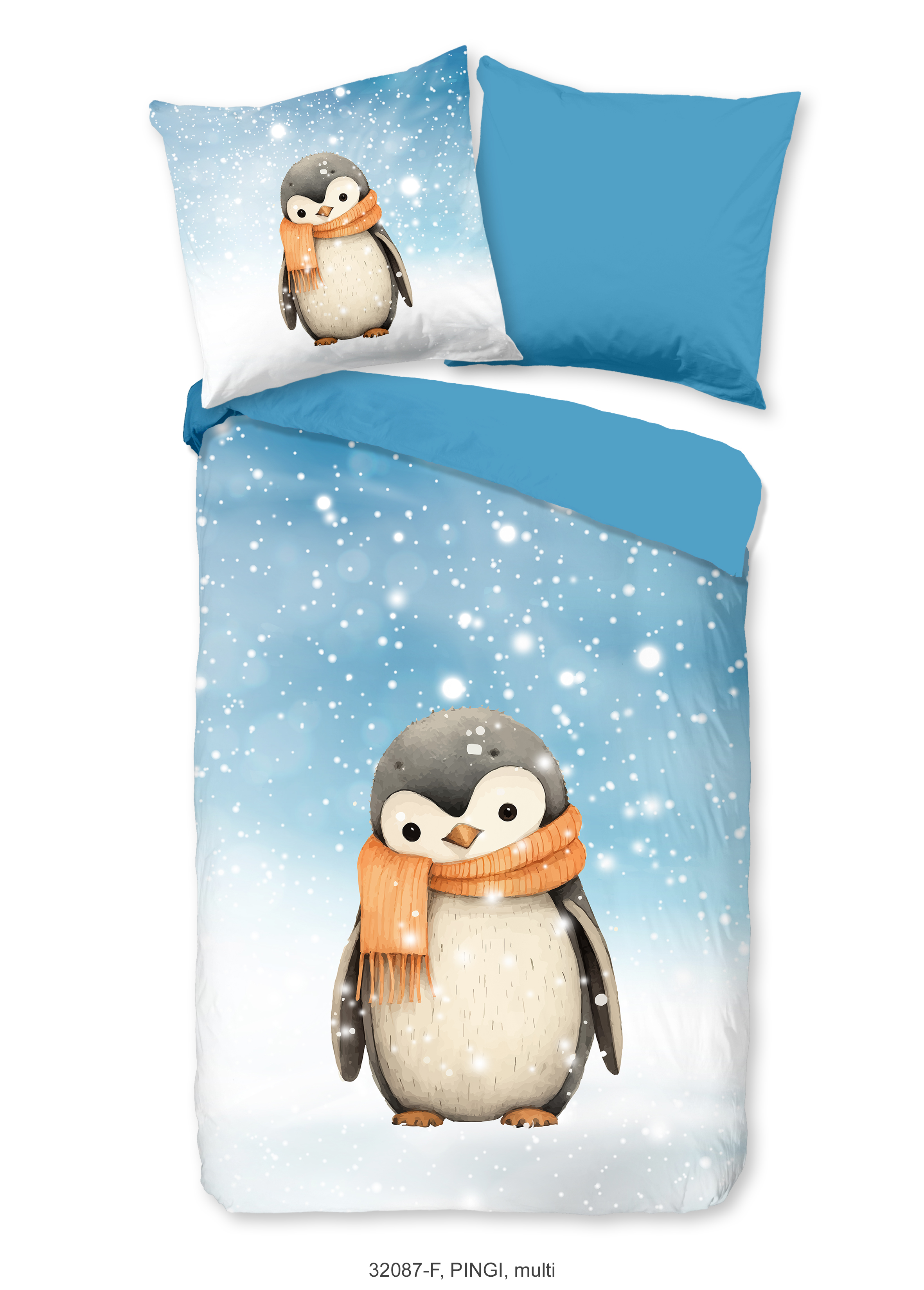 Good Morning Dekbedovertrekset Kids Pingi 140x220 cm Flanel
