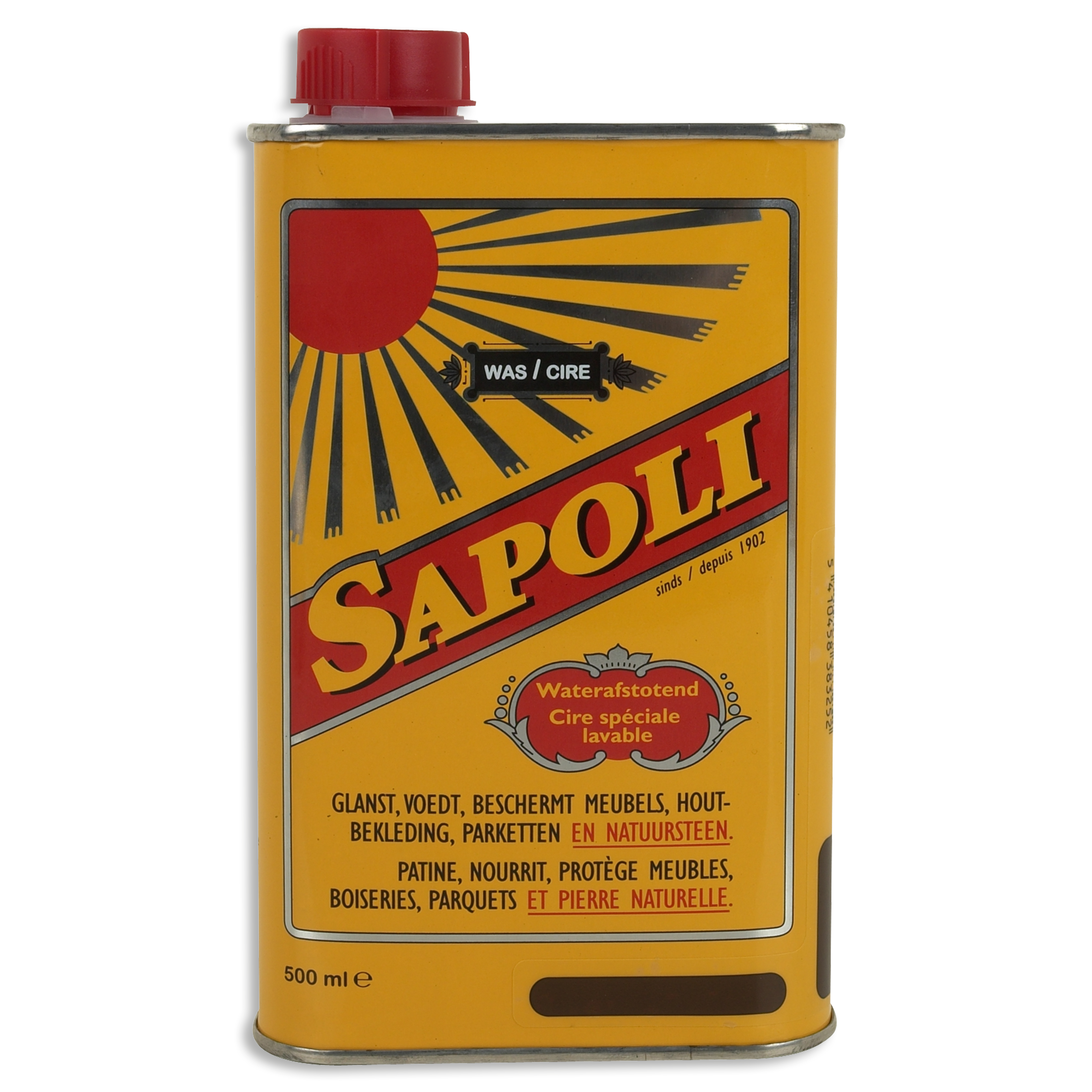 Sapoli Boenwas Wasbaar Bruin 500 ml