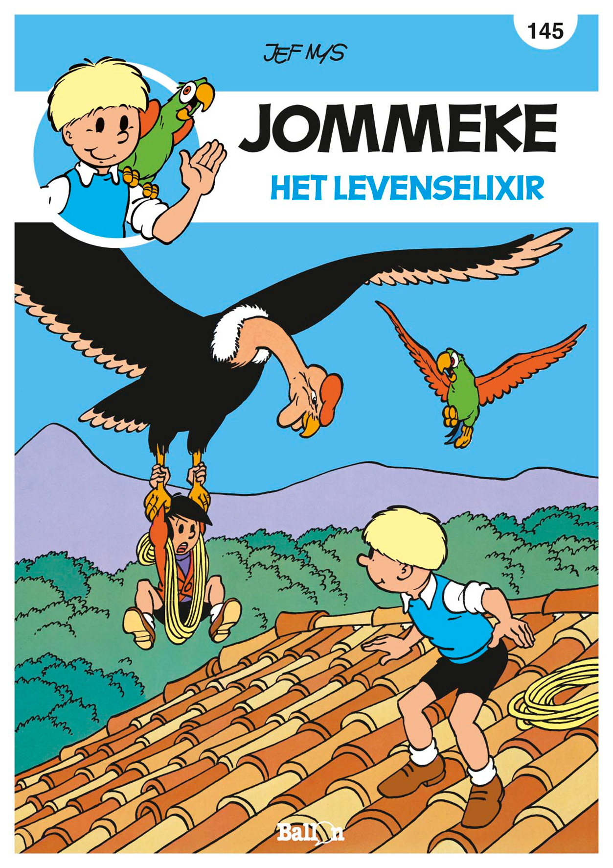 Stripverhaal Jommeke 145 Het levenselexir
